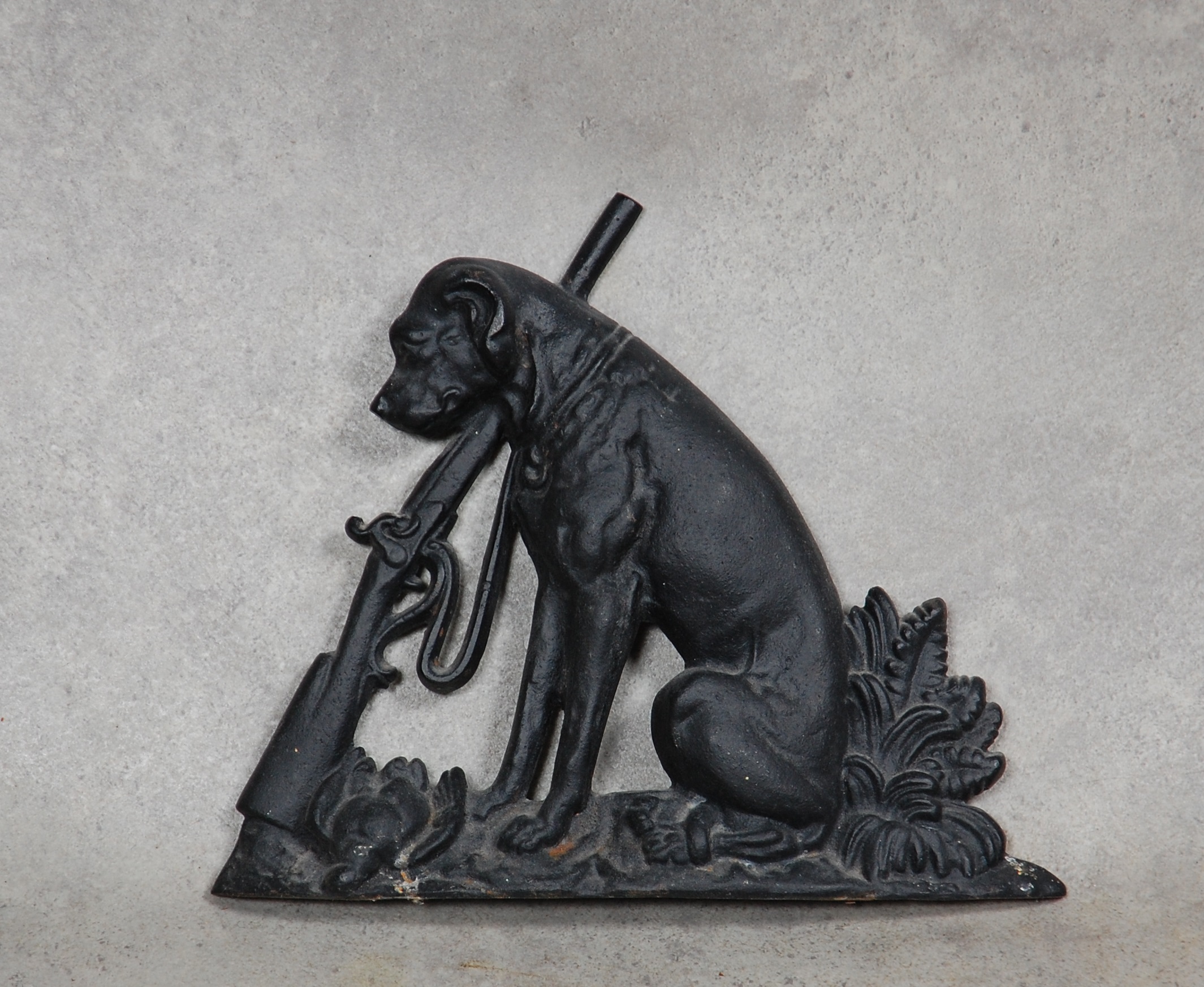 Images for 286149. WALL RELIEF, "Hunting motif with dog", cast iron