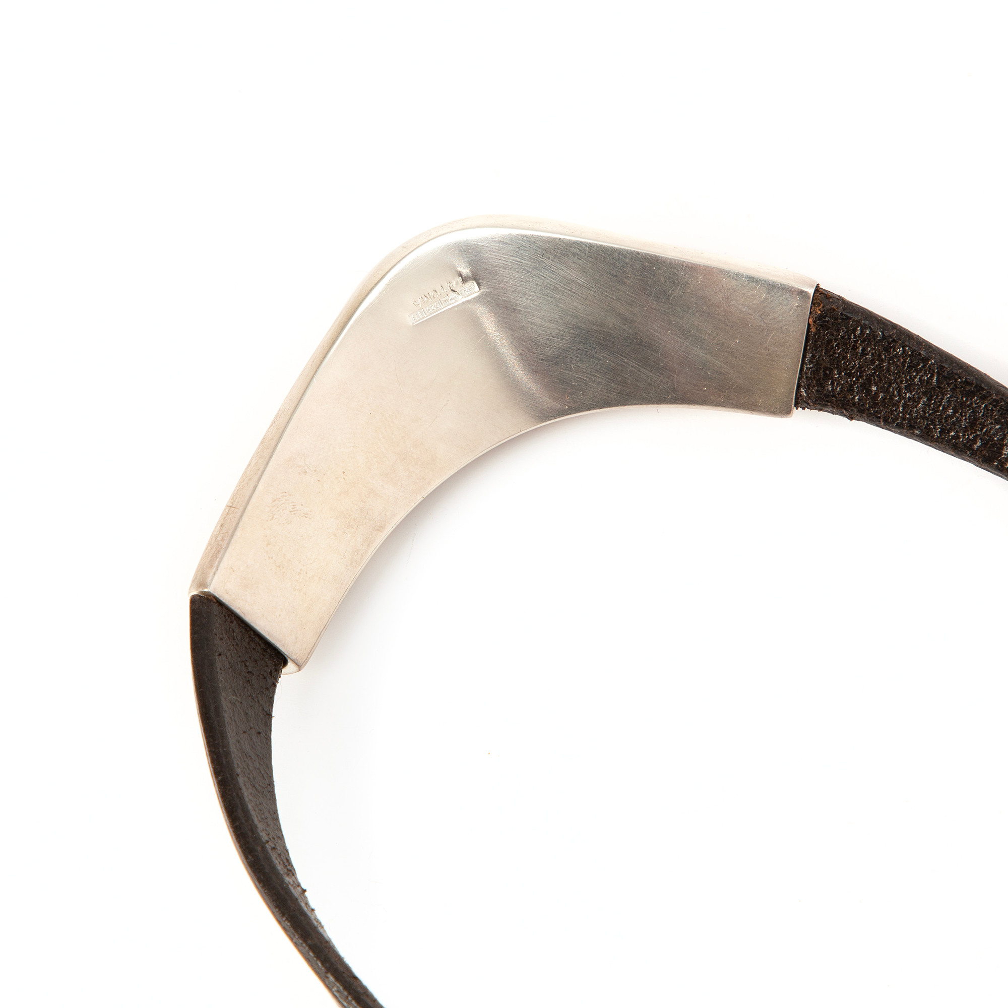 Bilder för 2869727. POUL HAVGAARD. Collier, sterlingsilver och svart ...