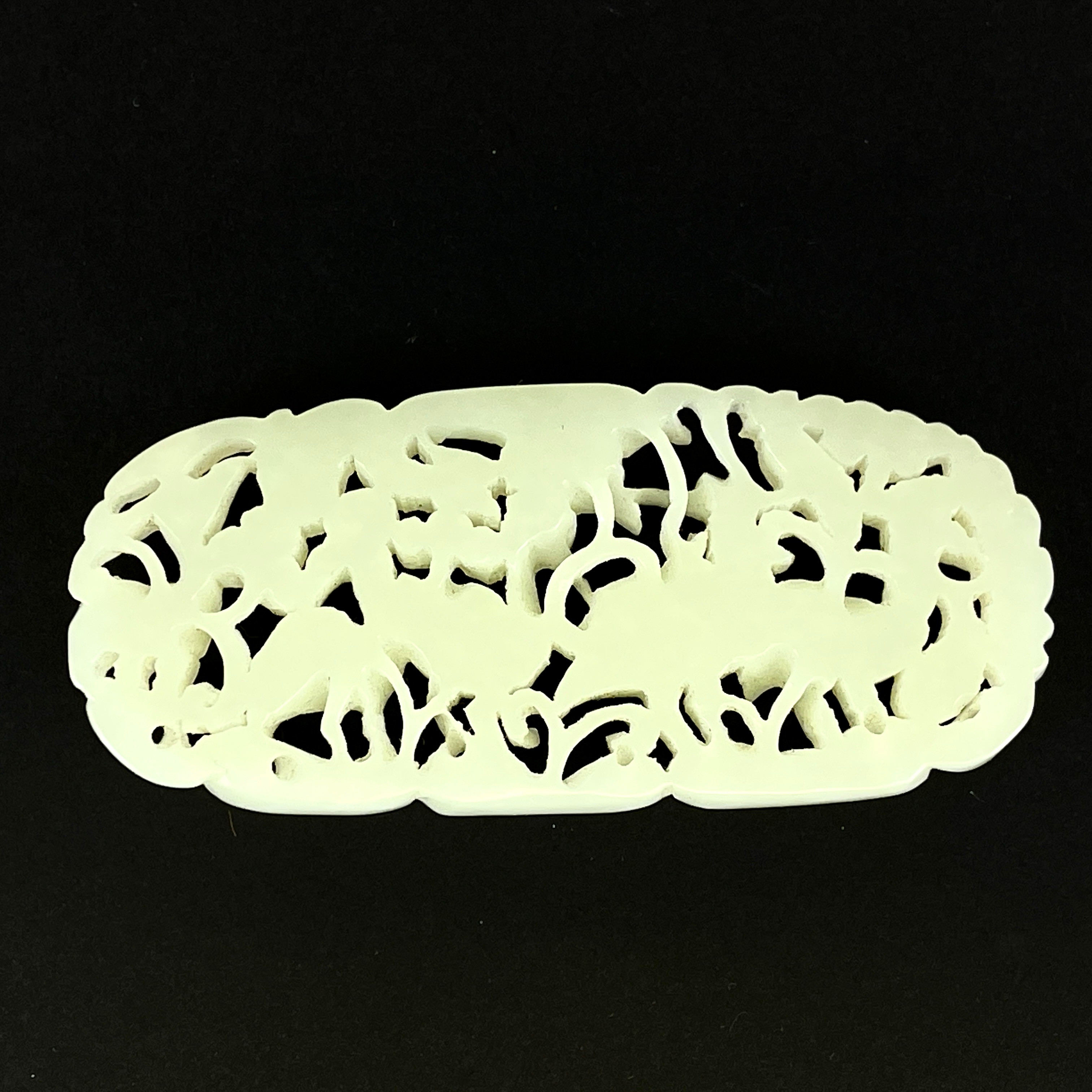 Images for 2872473. CHINESE JADE PANEL OF BIRDS. - Auctionet