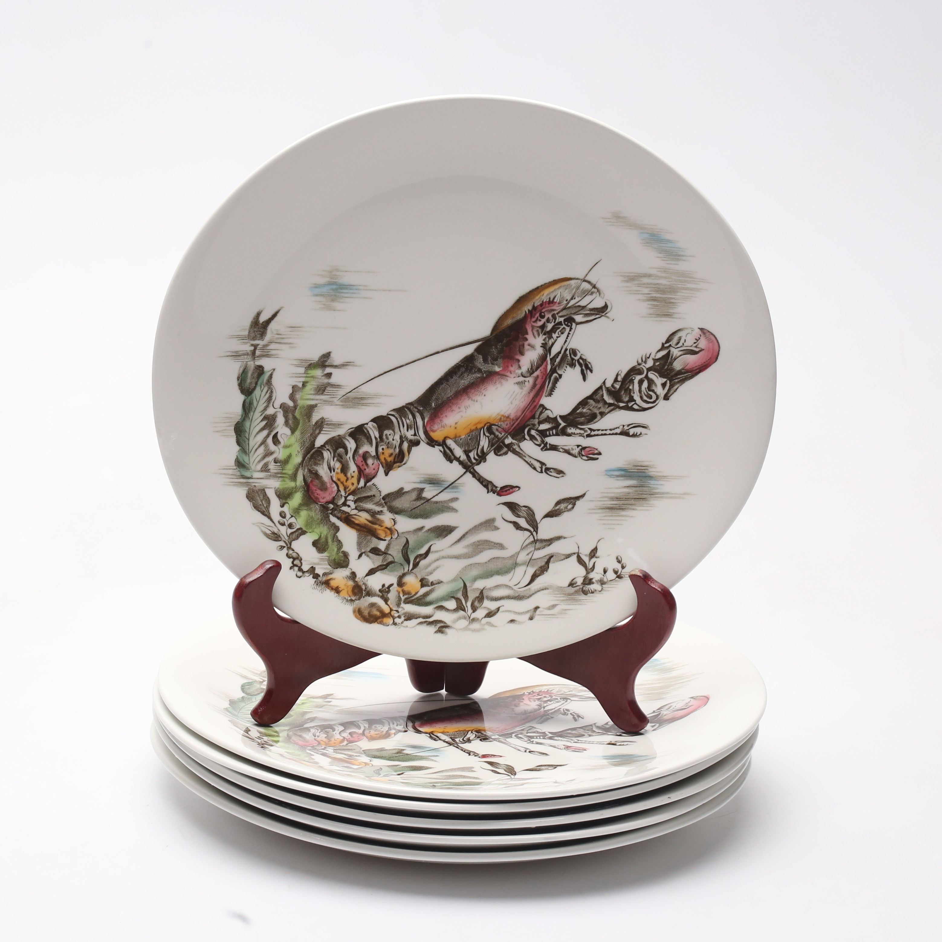 Images for 2880120. SHELLFISH PLATES, 6 pcs., "Seafare", Johnson Bros