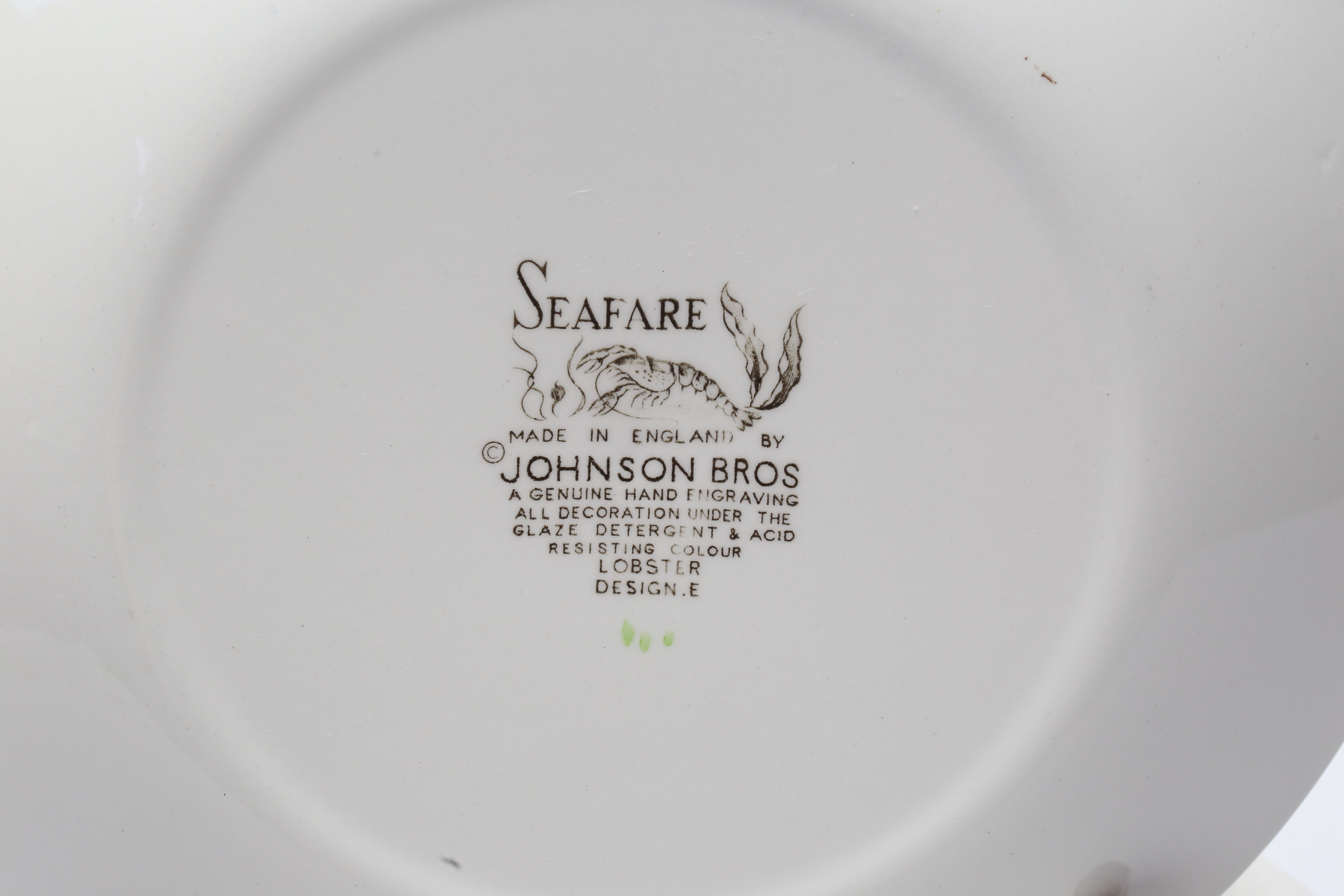 Images for 2880120. SHELLFISH PLATES, 6 pcs., "Seafare", Johnson Bros