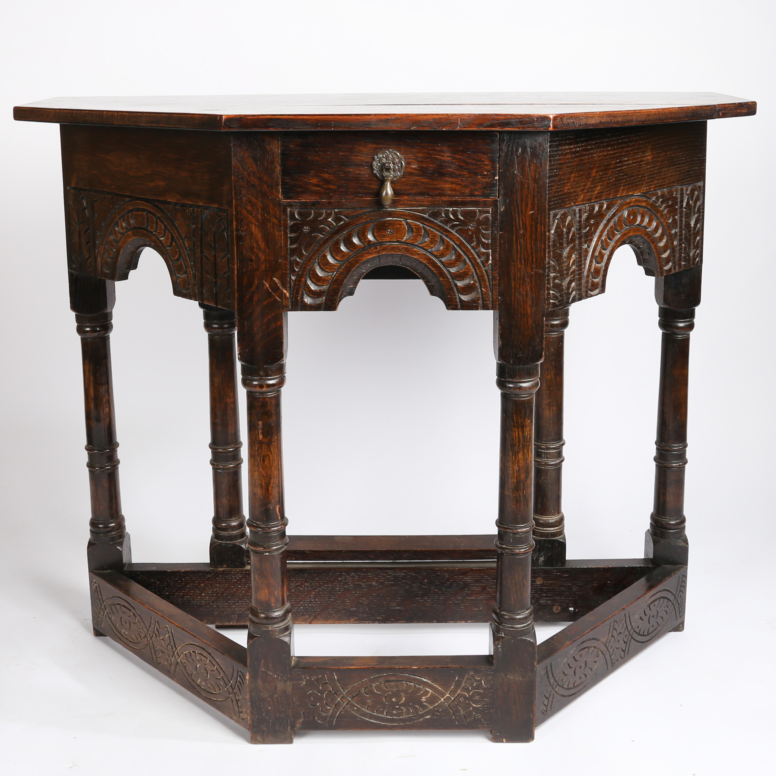 Images for 2955225. CHARLES II STYLE OAK CREDENCE TABLE. - Auctionet