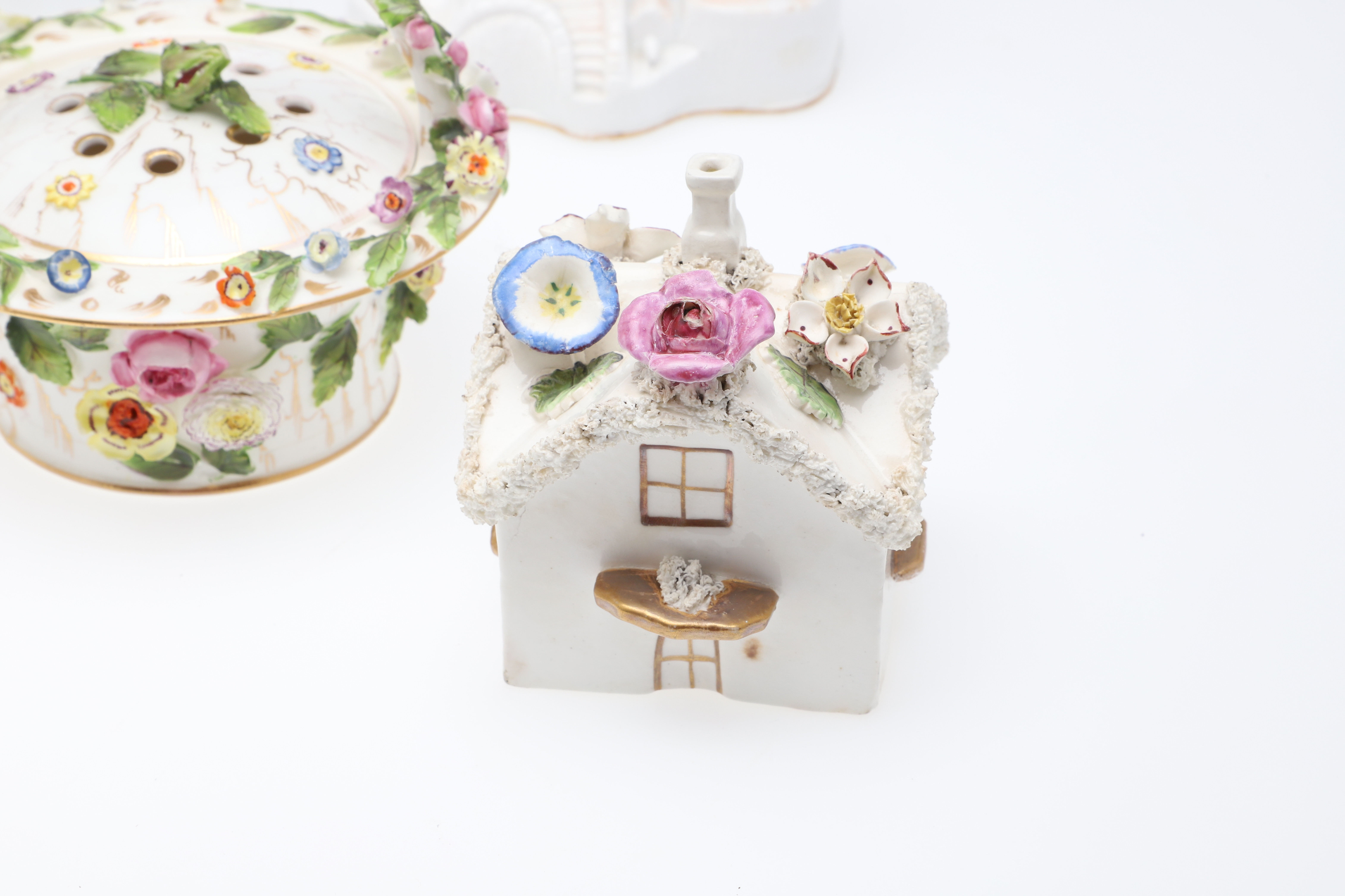 Images for 2999325. STAFFORDSHIRE PASTILLE BURNERS & GERMAN POT POURRI