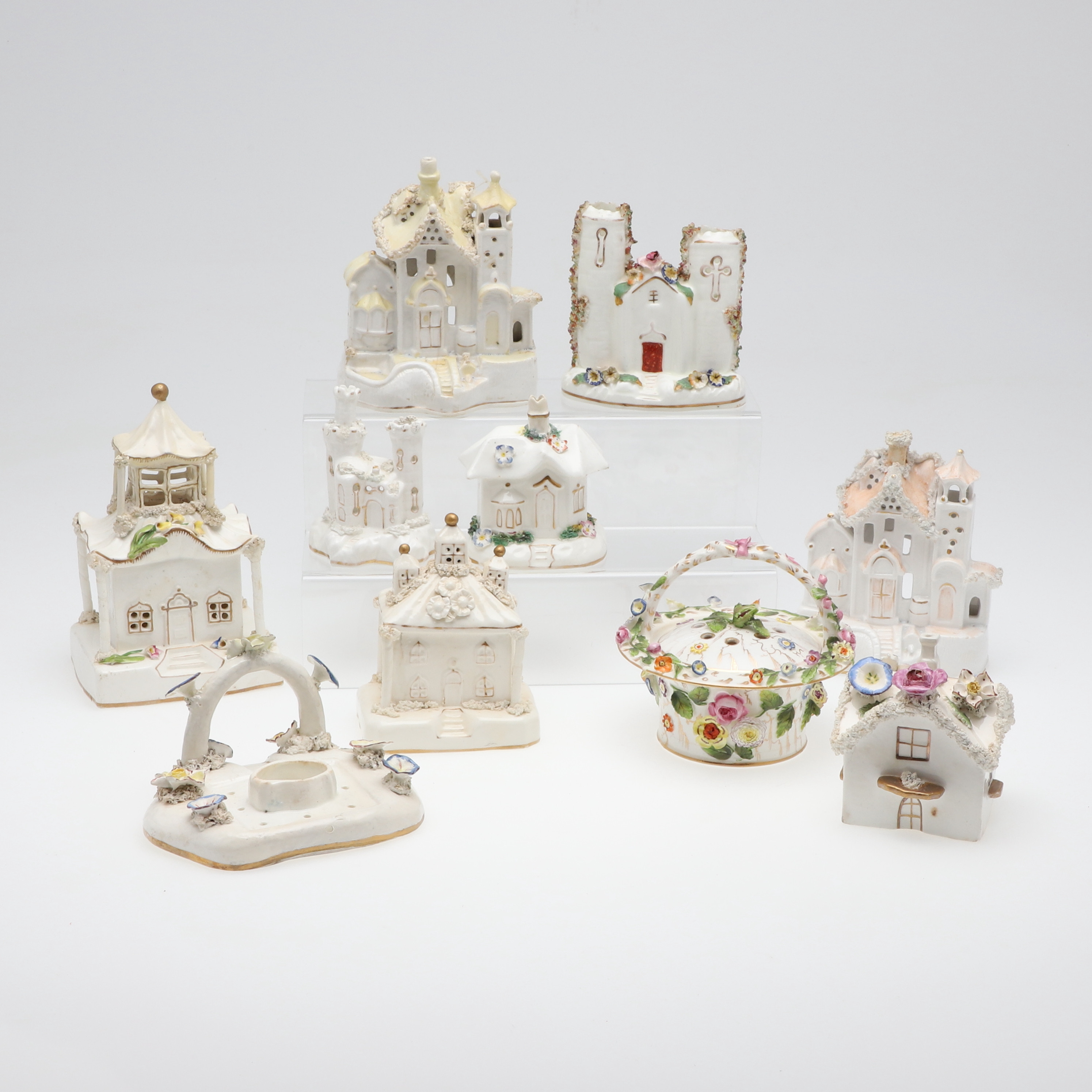 Images for 2999325. STAFFORDSHIRE PASTILLE BURNERS & GERMAN POT POURRI