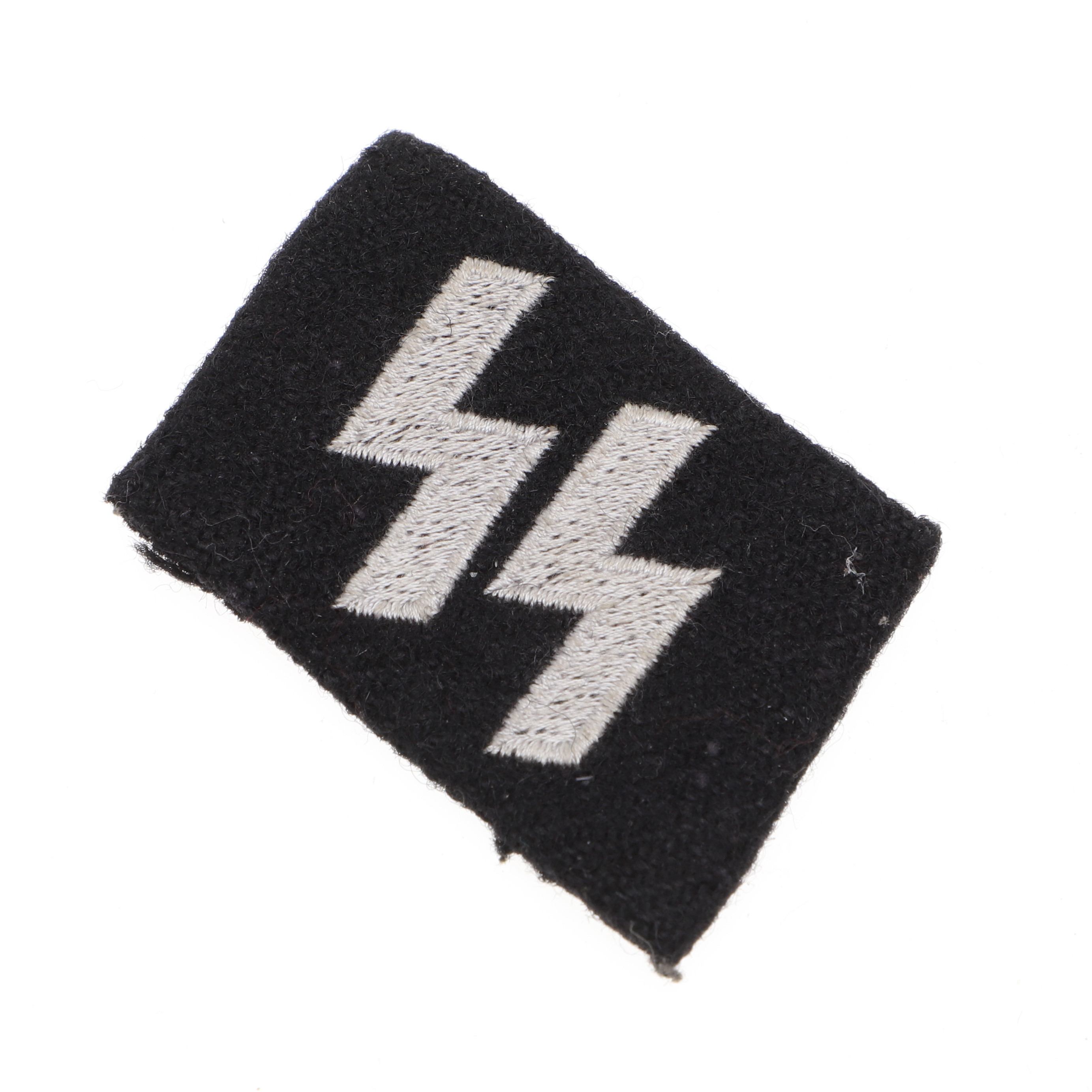 Ss Rune Colored Images for 3019271. A WAFFEN SS MAN'S RUNES COLLAR PATCH. - Auctionet
