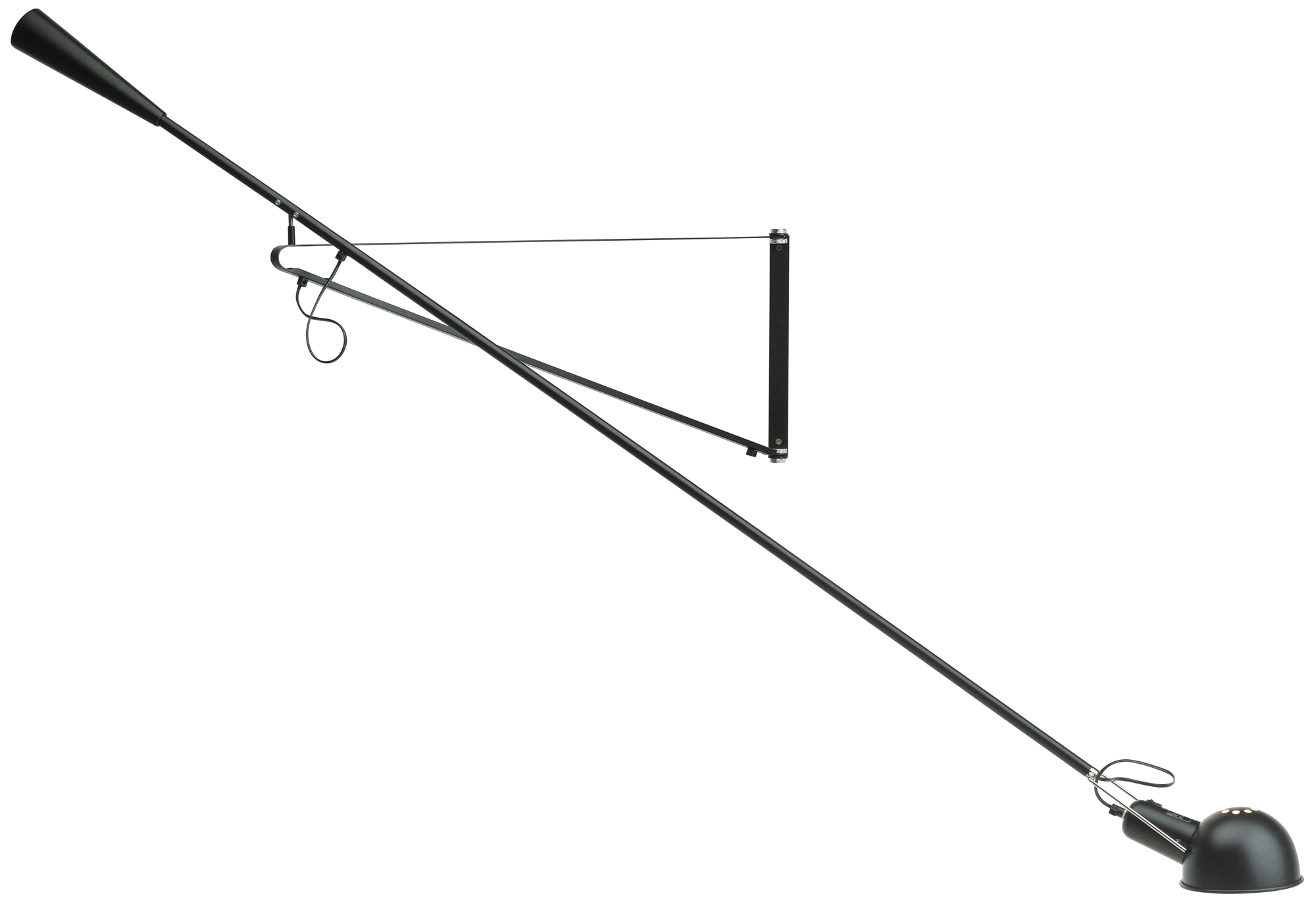 PAOLO RIZZATTO. FLOS 265 ljus i svart. Belysning & Lampor PAOLO RIZZATTO. FLOS 265 ljus i svart. Belysning & Lampor