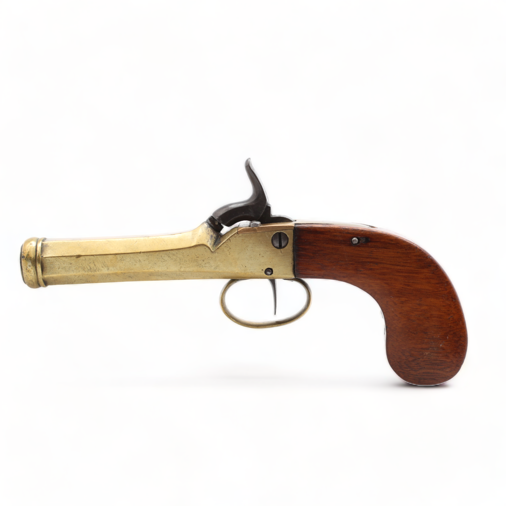 Bilder för 3037606. PISTOLER, ett par, mässing, 1800-tal. - Auctionet