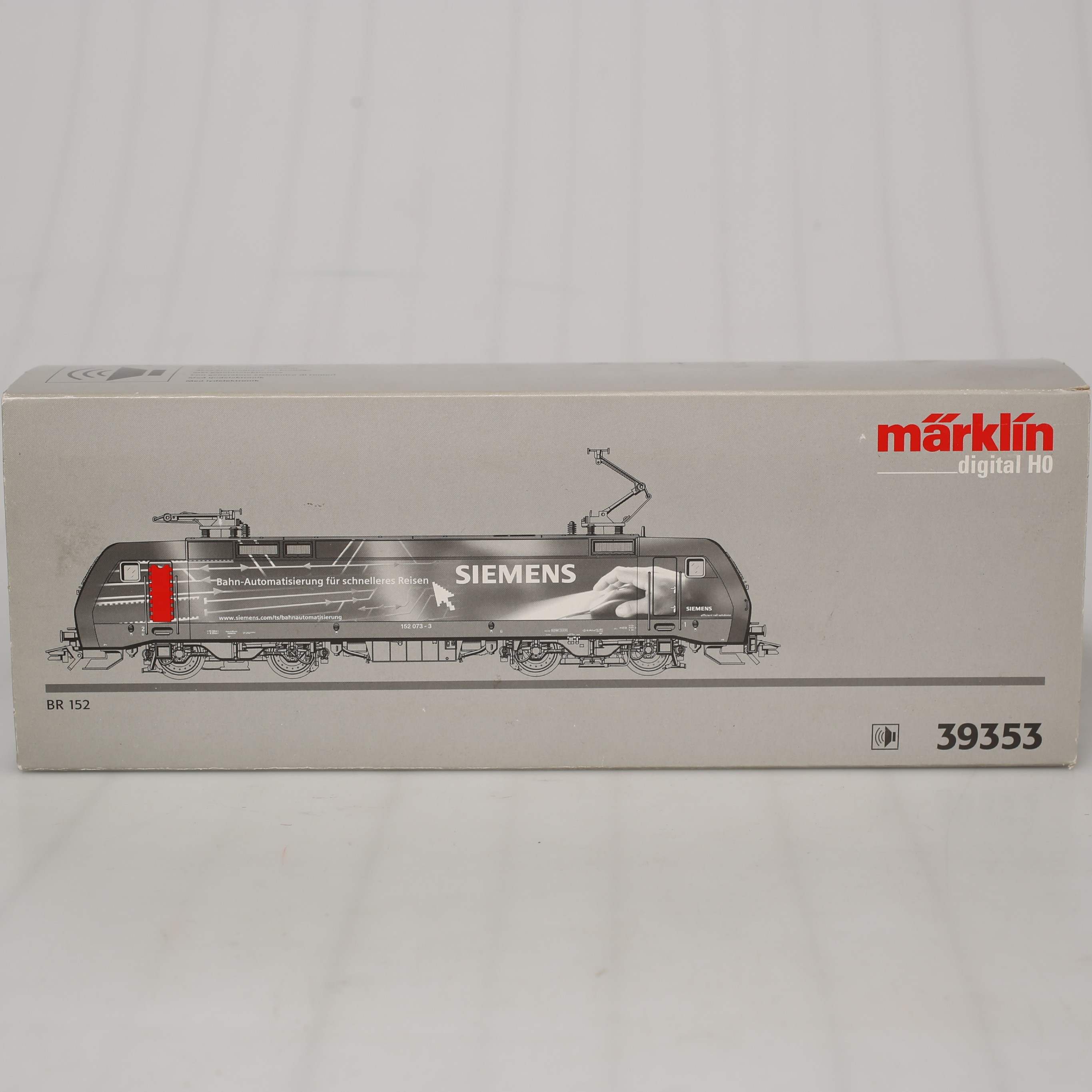 M39353 Bilder för 3063416. MODELLTÅG Märklin. 39353 Digital H0 BR 152. Siemens ...