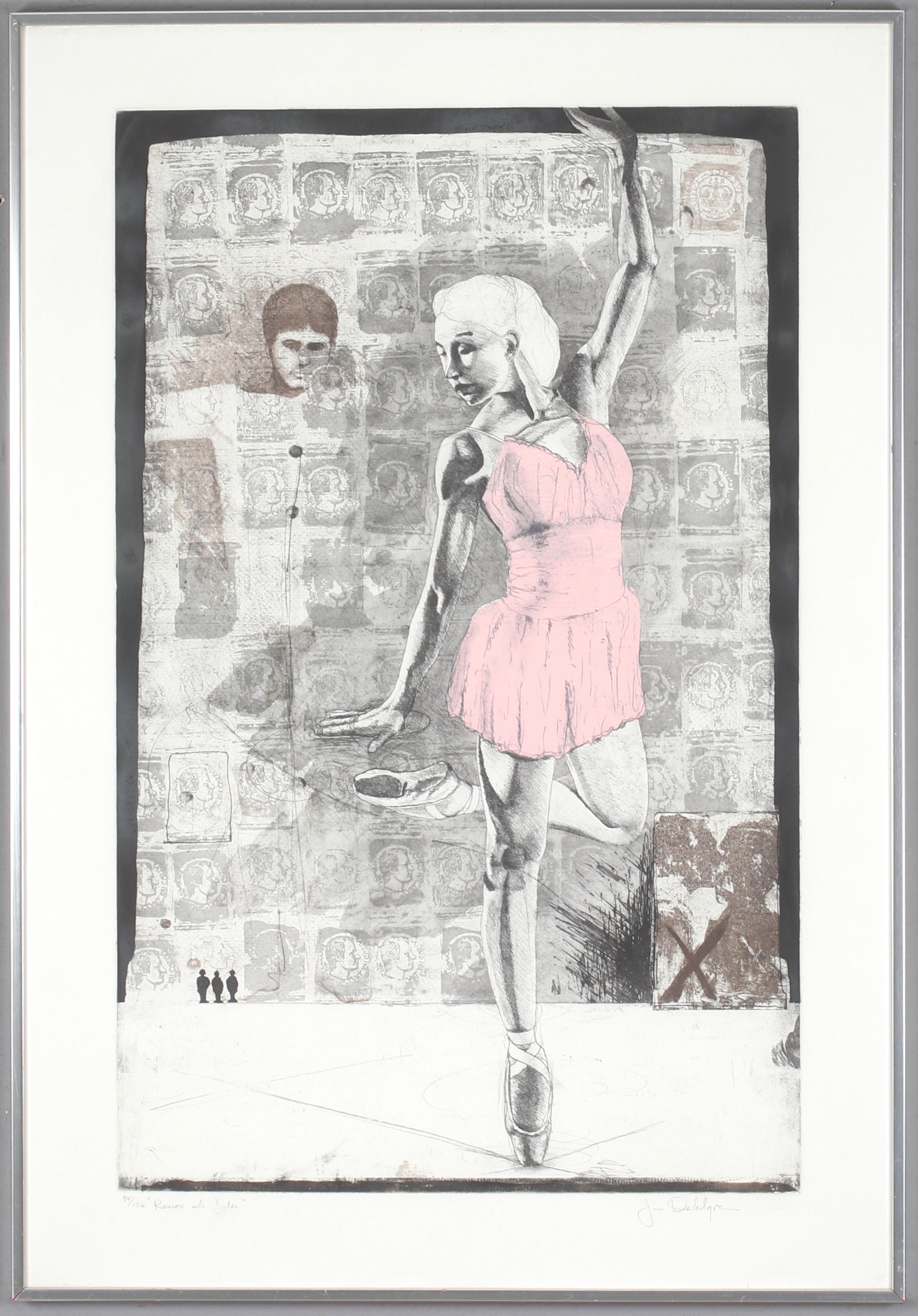 Images for 3080324. JAN DAHLGREN. "Romeo and Juliet", etching, signed