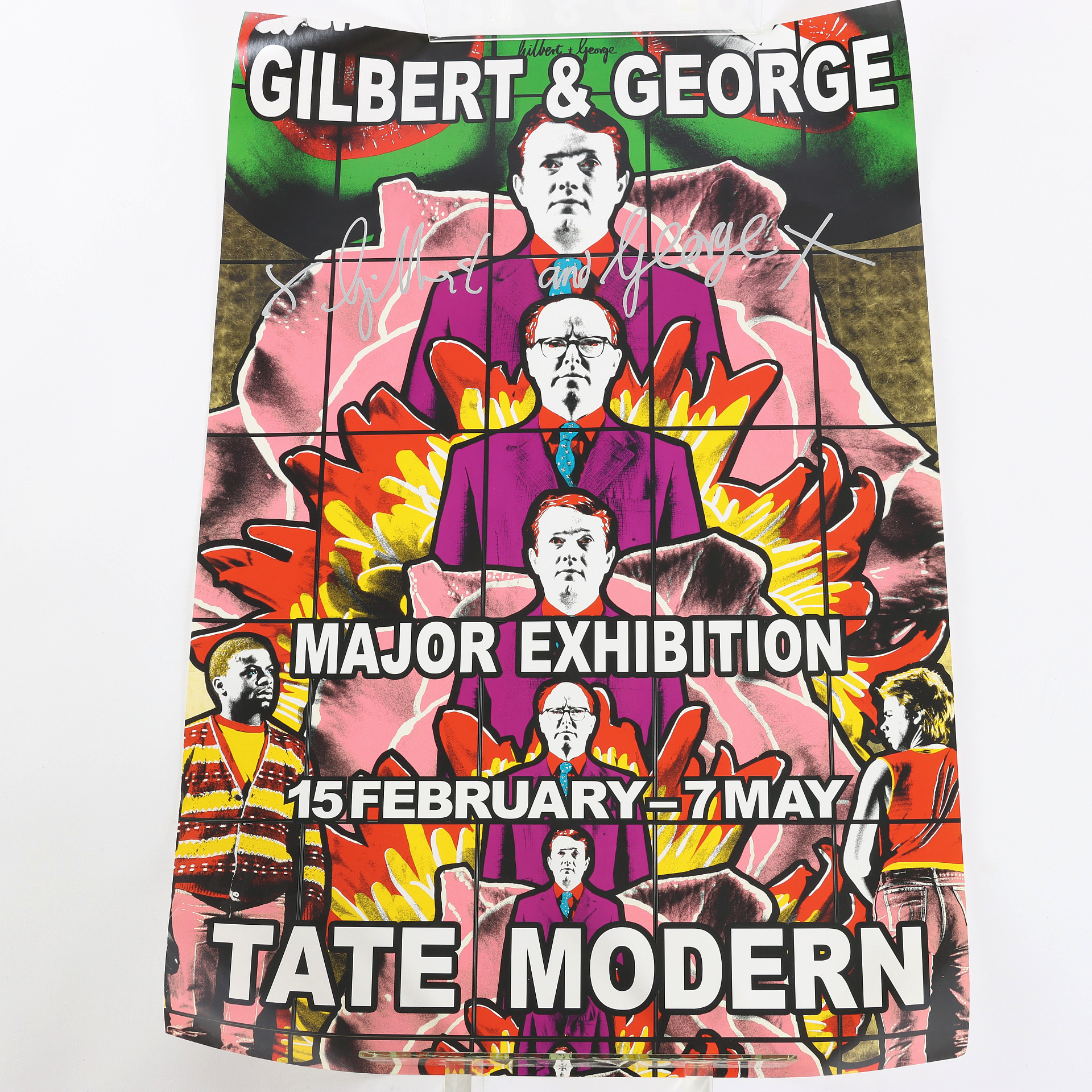 Images for 3091442. GILBERT & two signed exhibition posters