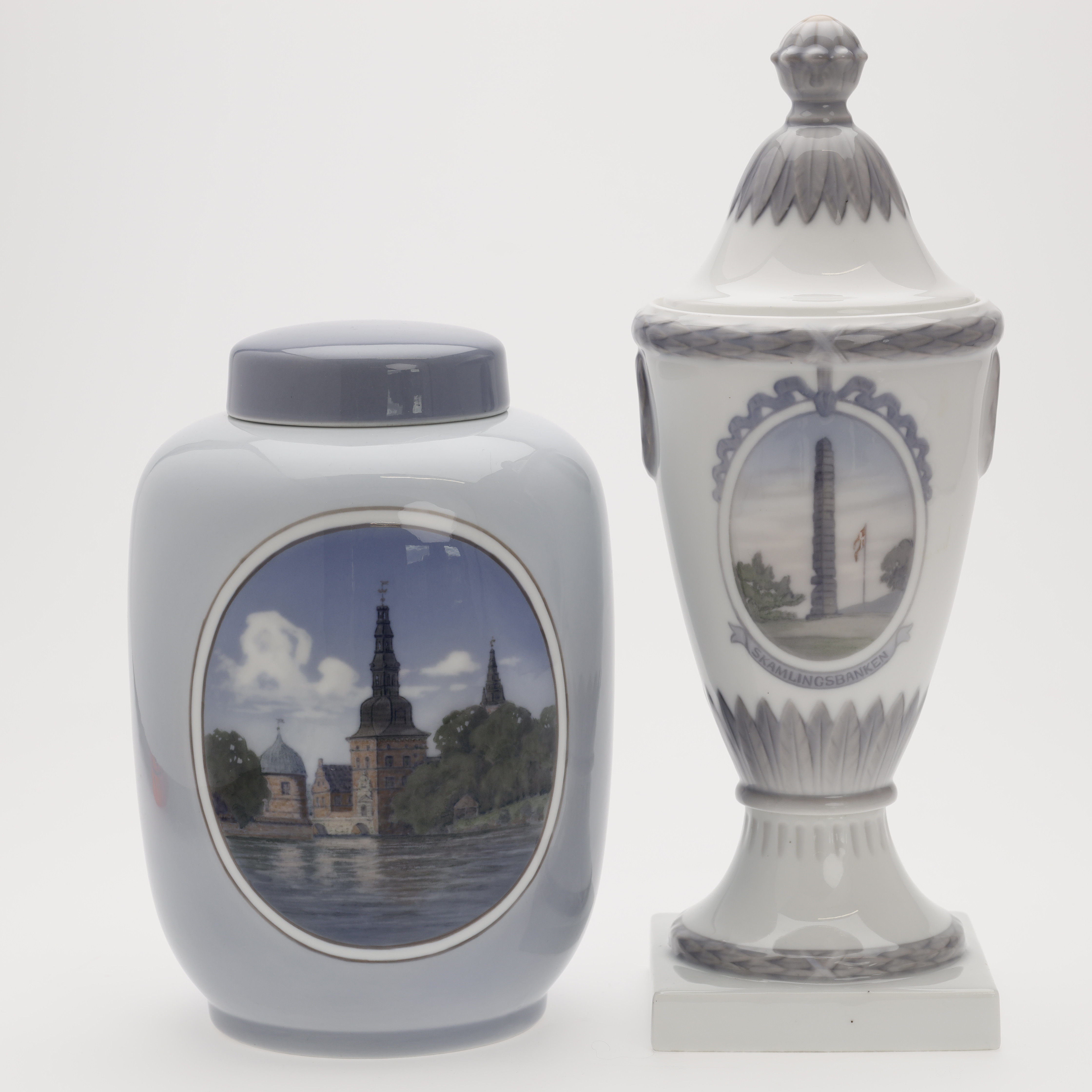 Images for 3104208. ROYAL COPENHAGEN BING & GRØNDAHL. Vases and lid ...