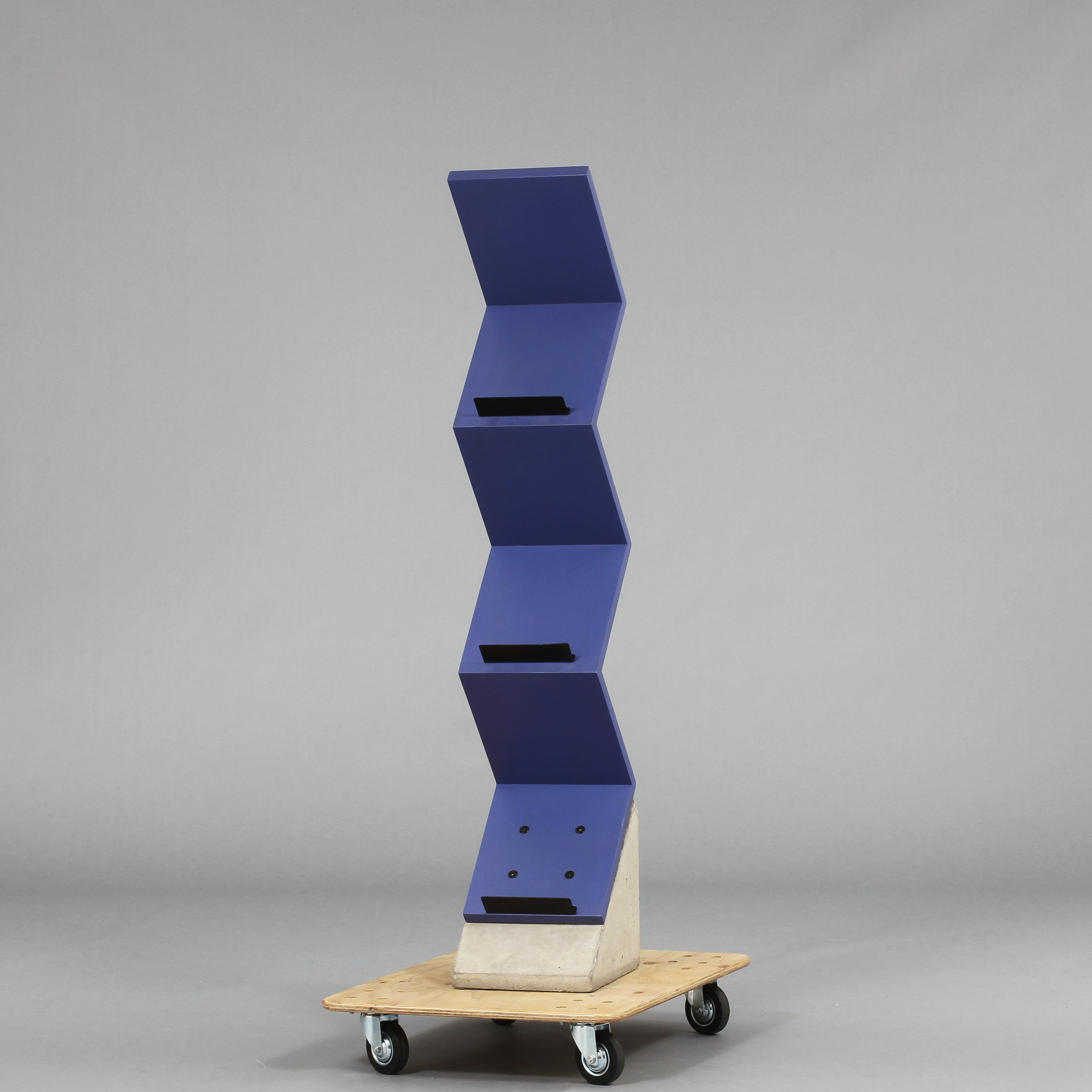 Images for 312809. MAGAZINE SHELF "ZINC", Jonas Bohlin for Källemo AB