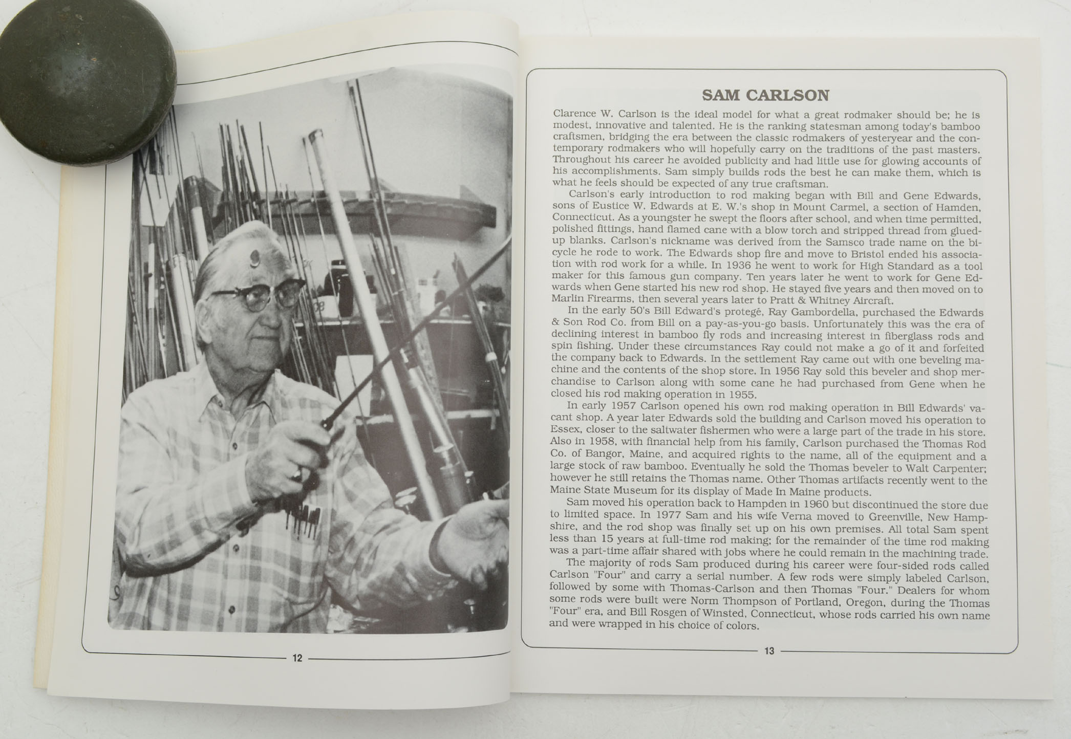 Bilder för 3261671. Classic Bamboo Rodmakers Past and Present Dick Spurr.