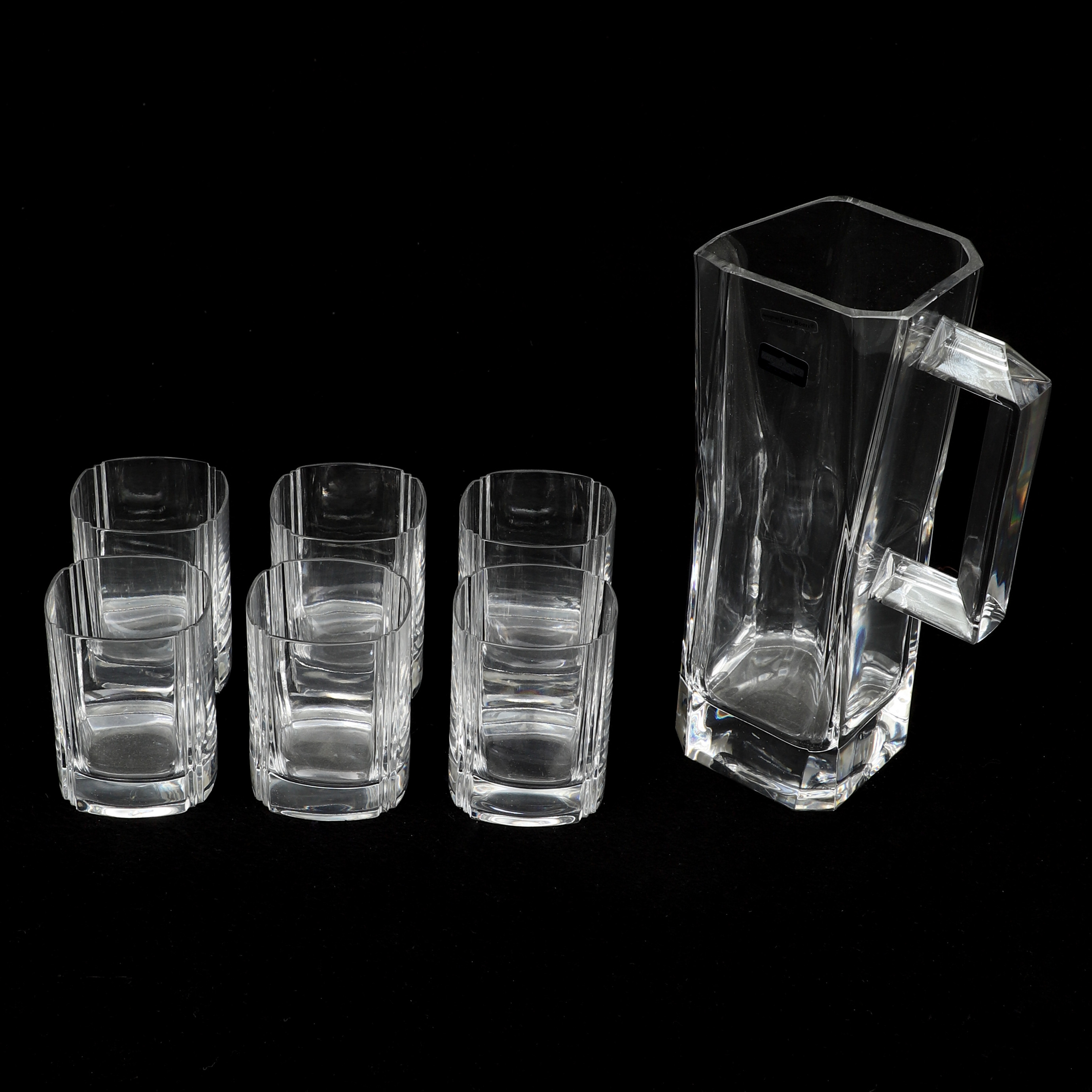 GLASSERVIS, 7 delar, "Sirio", Cino Boeri för Arnolfo di Cambio.