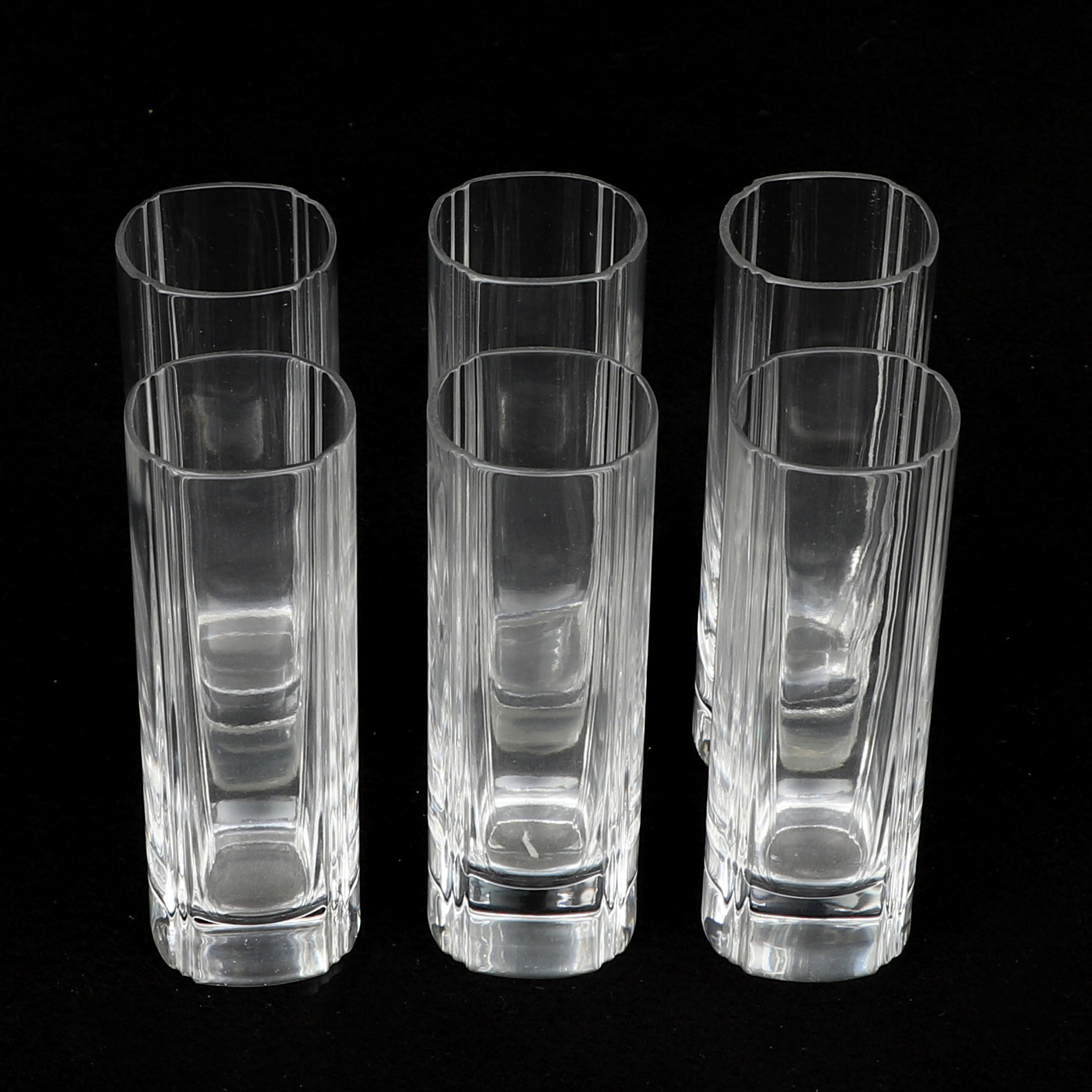 GLASSERVIS, 6 delar, "Sirio", Cini Boeri för Arnolfo di Cambio.