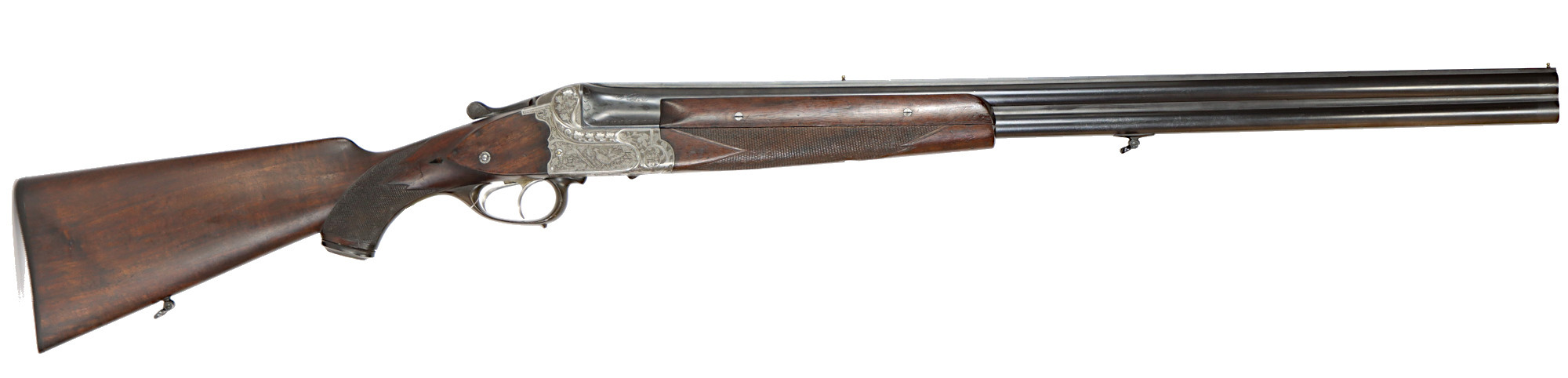 HAGELGEVÄR, Enkelskott, fabrikat Tysk, kaliber 16/70, tillv.nr 1382, se-nr begagnad.