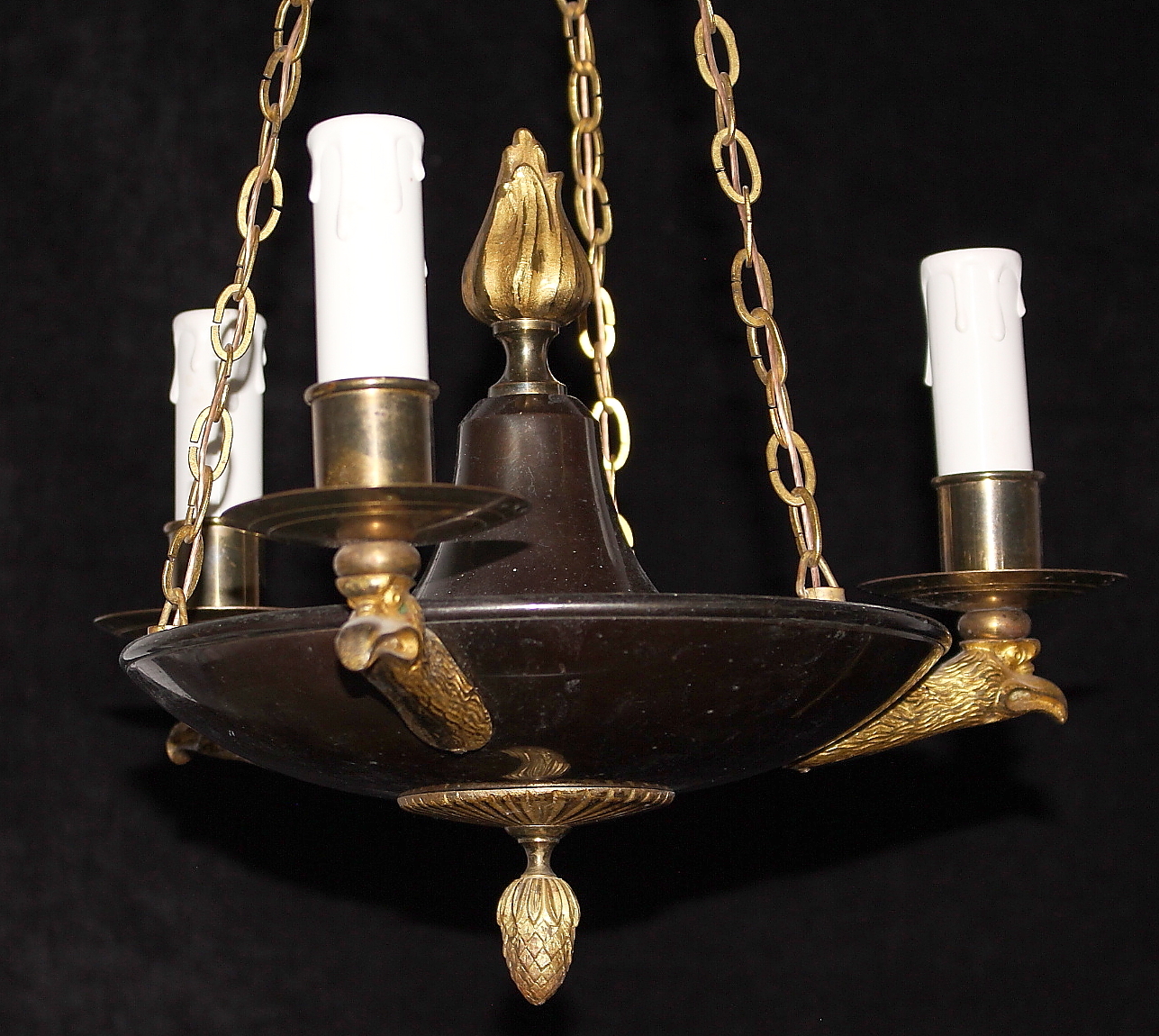 TAKLAMPA Trearmad Malm Belysning Lampor Taklampor Auctionet