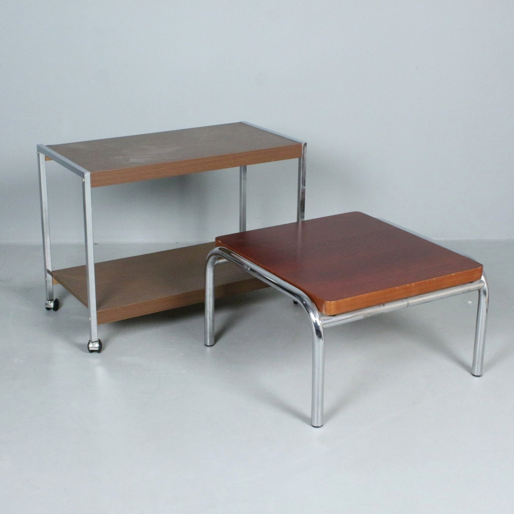 Images for 3400708. Coffee table/Bauhaus style coffee table and bar