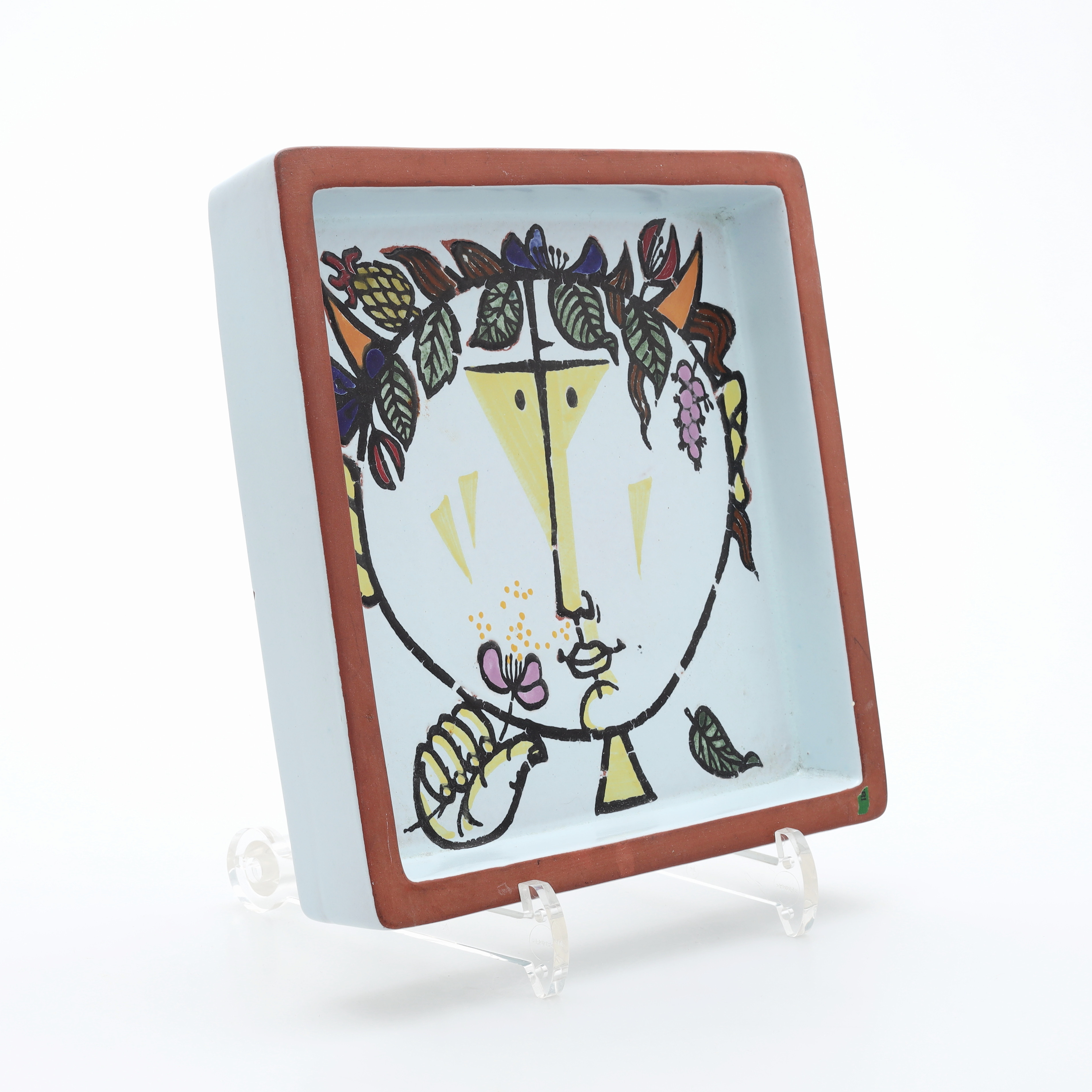 Images for 3524097. STIG LINDBERG. A ceramic “carnival” dish, the