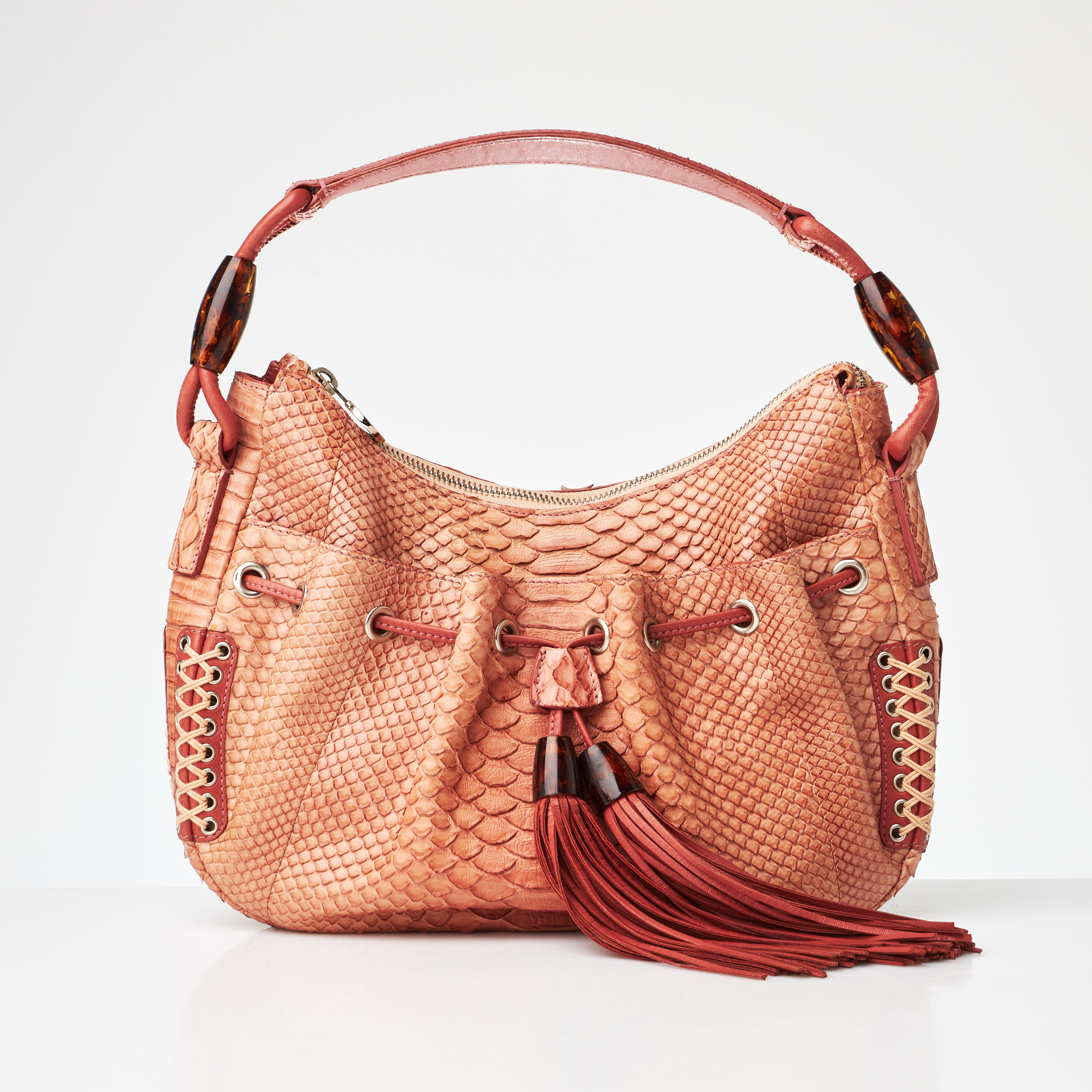Images for 3586058. GIORGIO ARMANI. Handbag, crocodile embossed 