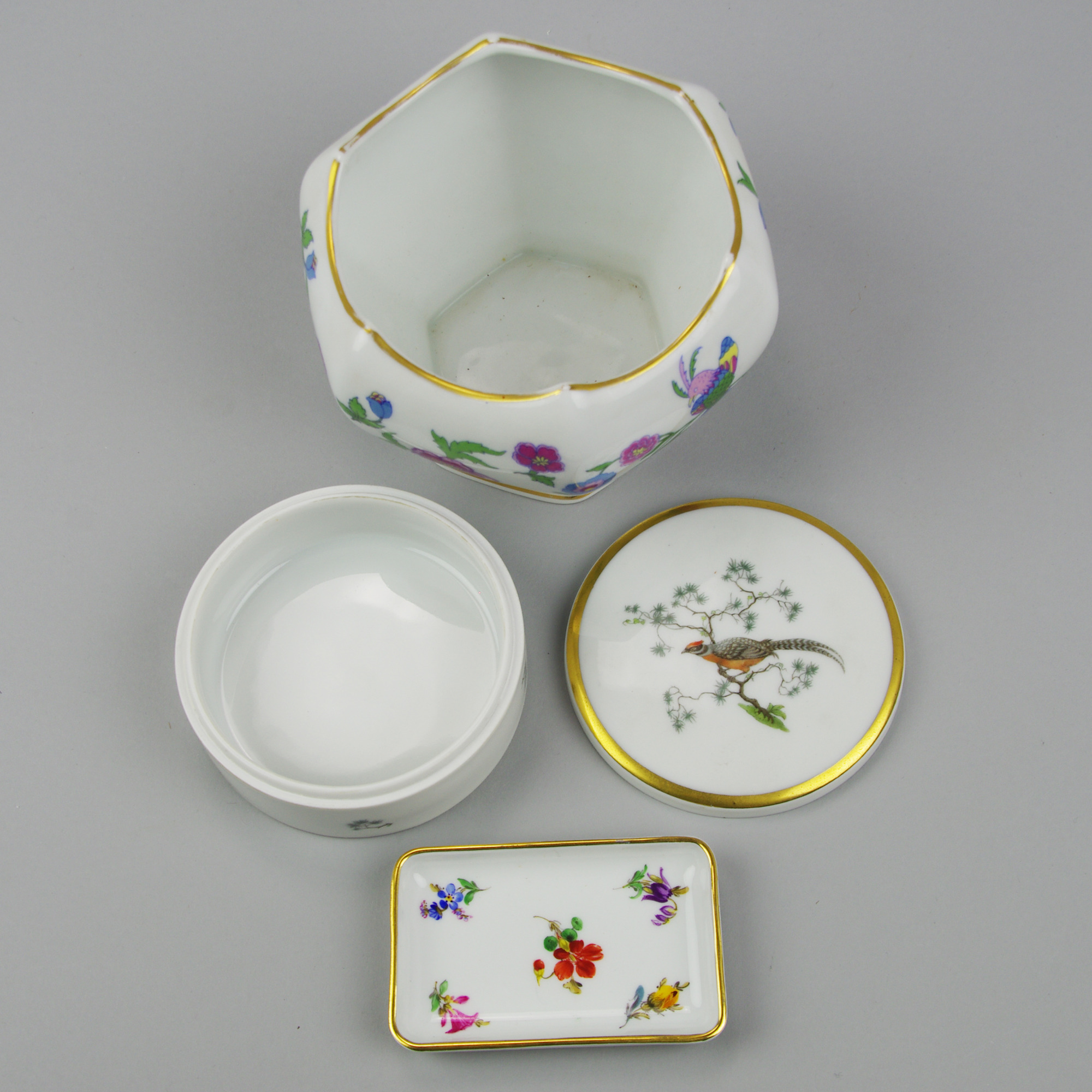 Im genes Para 361870 CUENCO CAJA Y PLATO Porcelana Rosenthal Y 