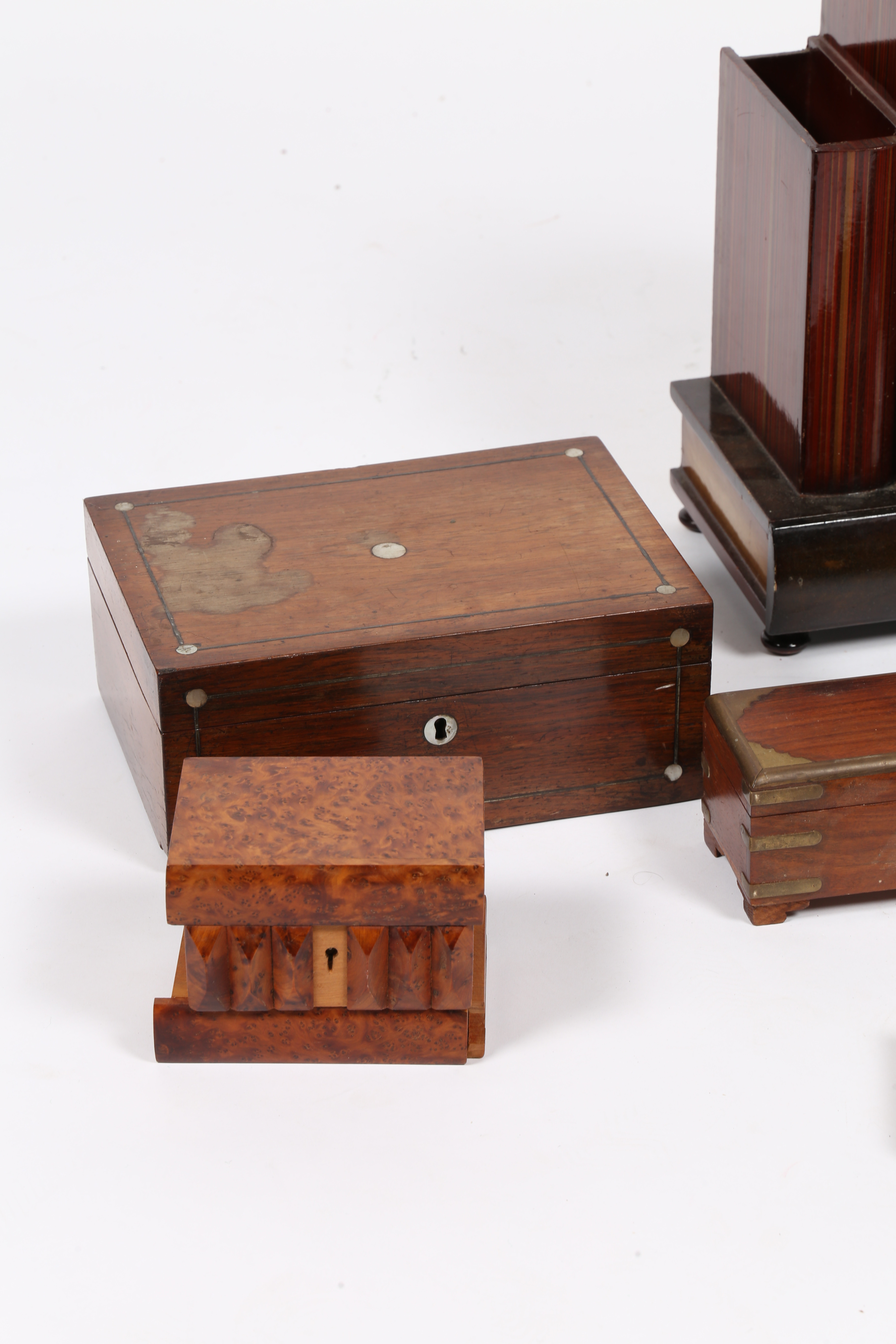 Images for 3639098. A COLLECTION OF 19TH CENTURY AND LATER BOXES ...