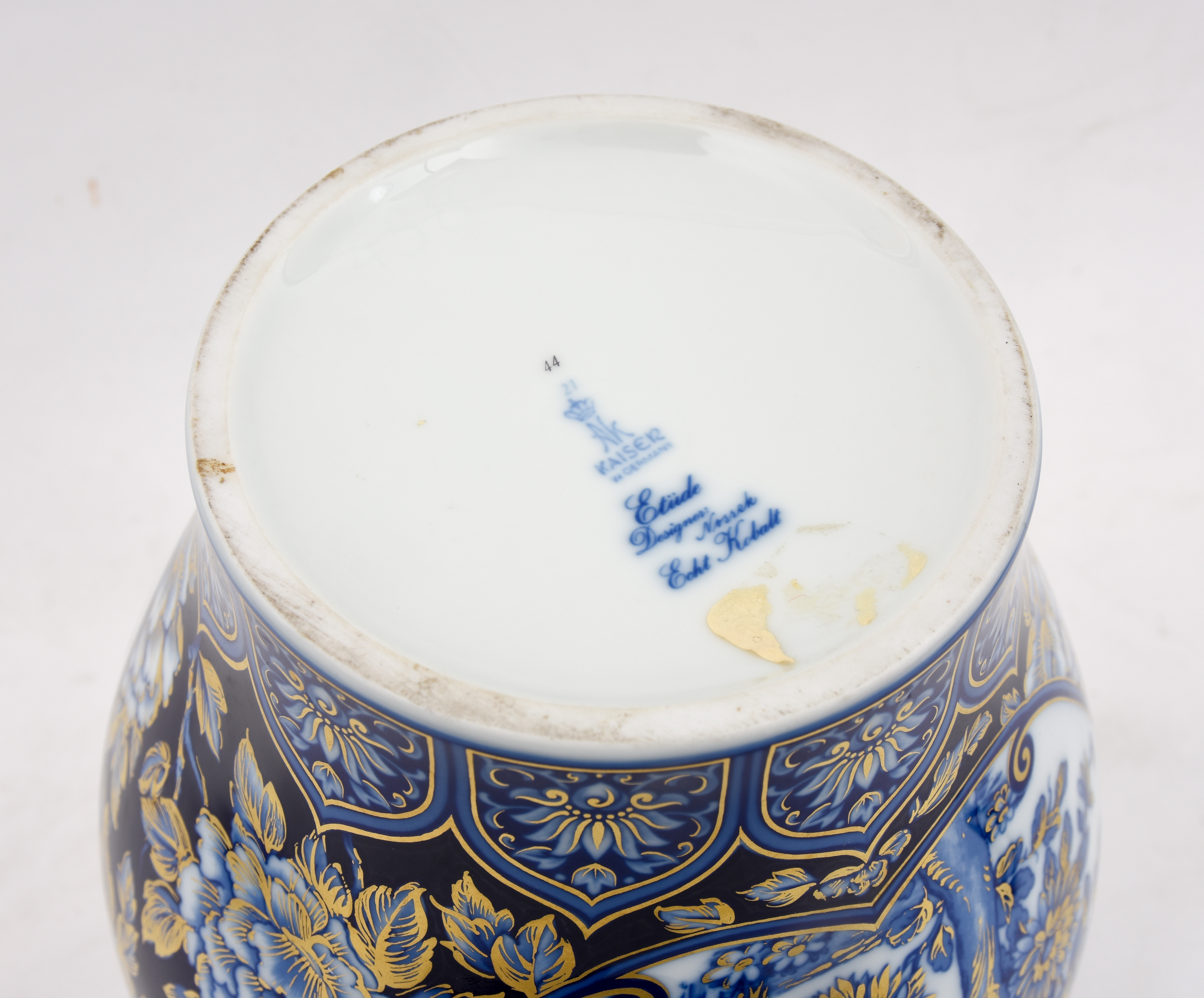 Images for 369075. KAISER W. GERMANY. "Vase", cobalt blue.