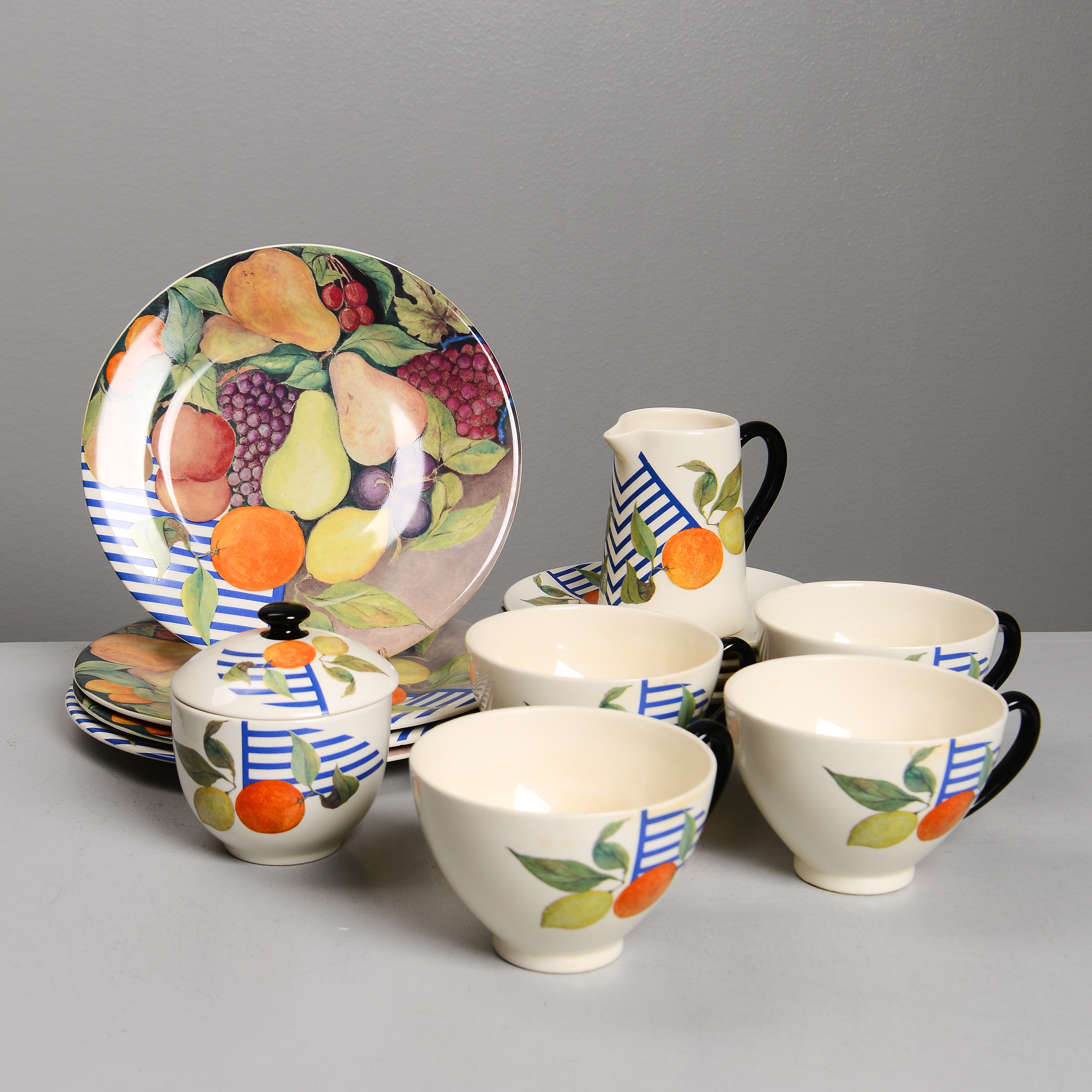 Images for 3764177. TEA SET for 4 persons, “La Ronde Des Fruits