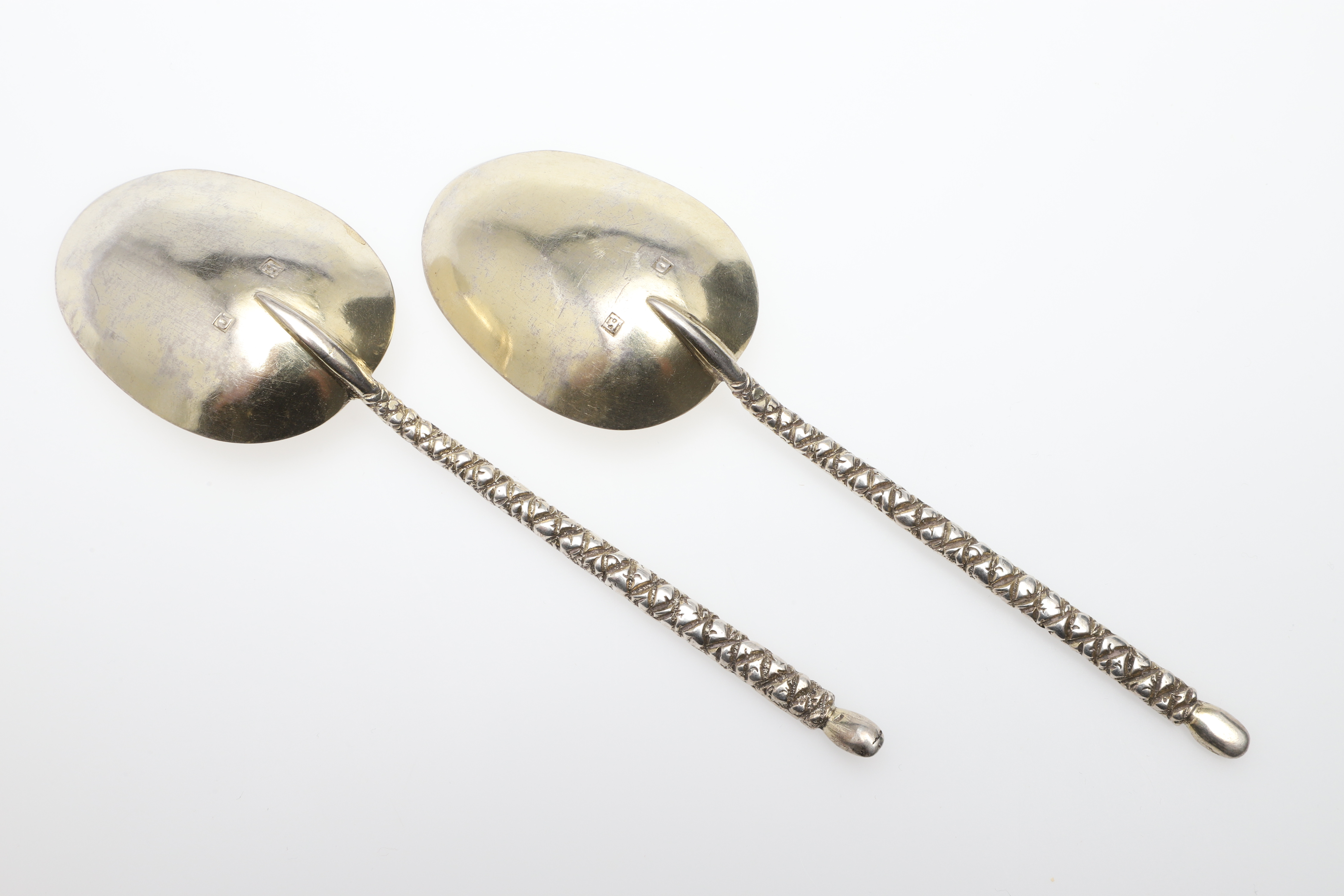 Images for 3787357. TWO CONTINENTAL SILVERGILT SPOONS.