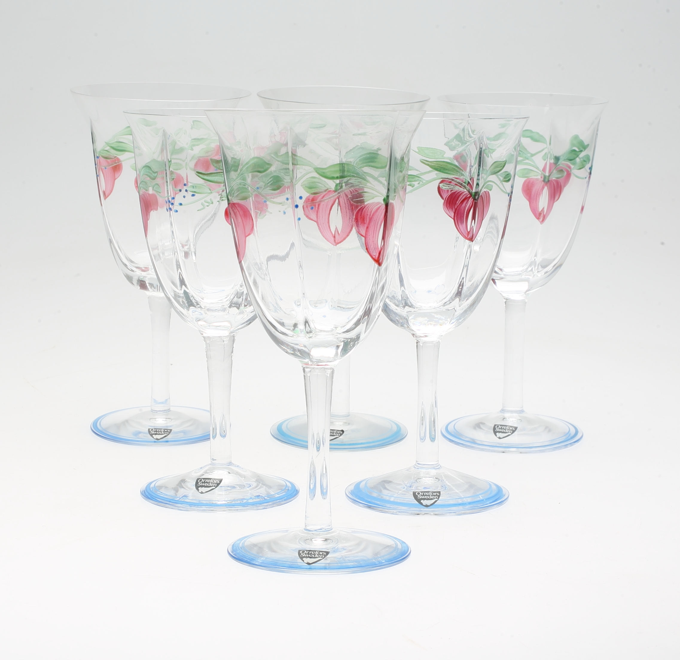 Images for 383363. WINE GLASS, 6 pcs, "Maja", Eva Englund, Orrefors