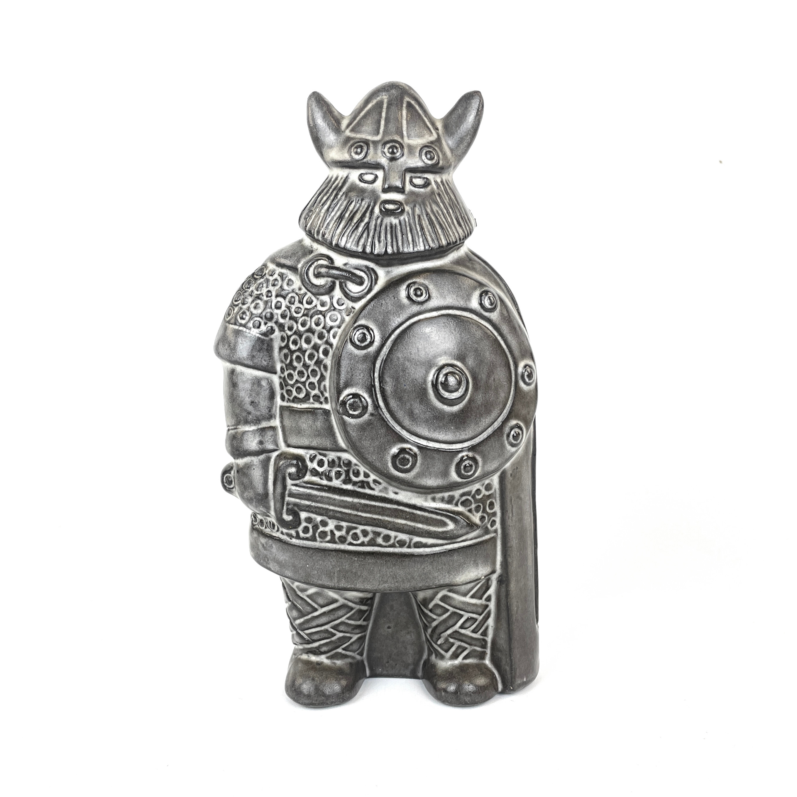 TAISTO KAASINEN, stengods, "Viking", Upsala-Ekeby, djupstämplad samt etikettmärkt.