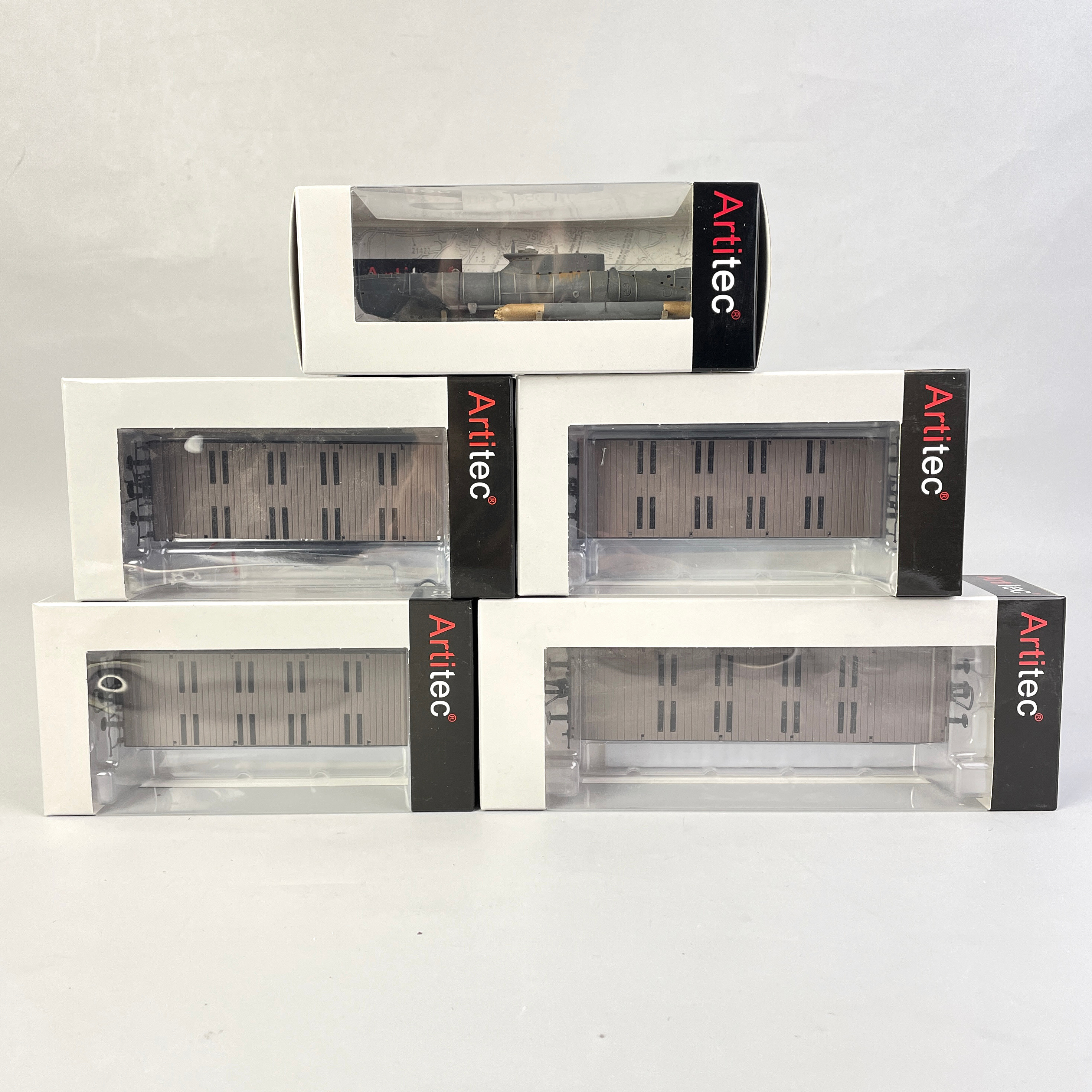 ARTITEC, PANSARFORDON,B.la transportvagnar, 5st, Scala 1:87, 5st.