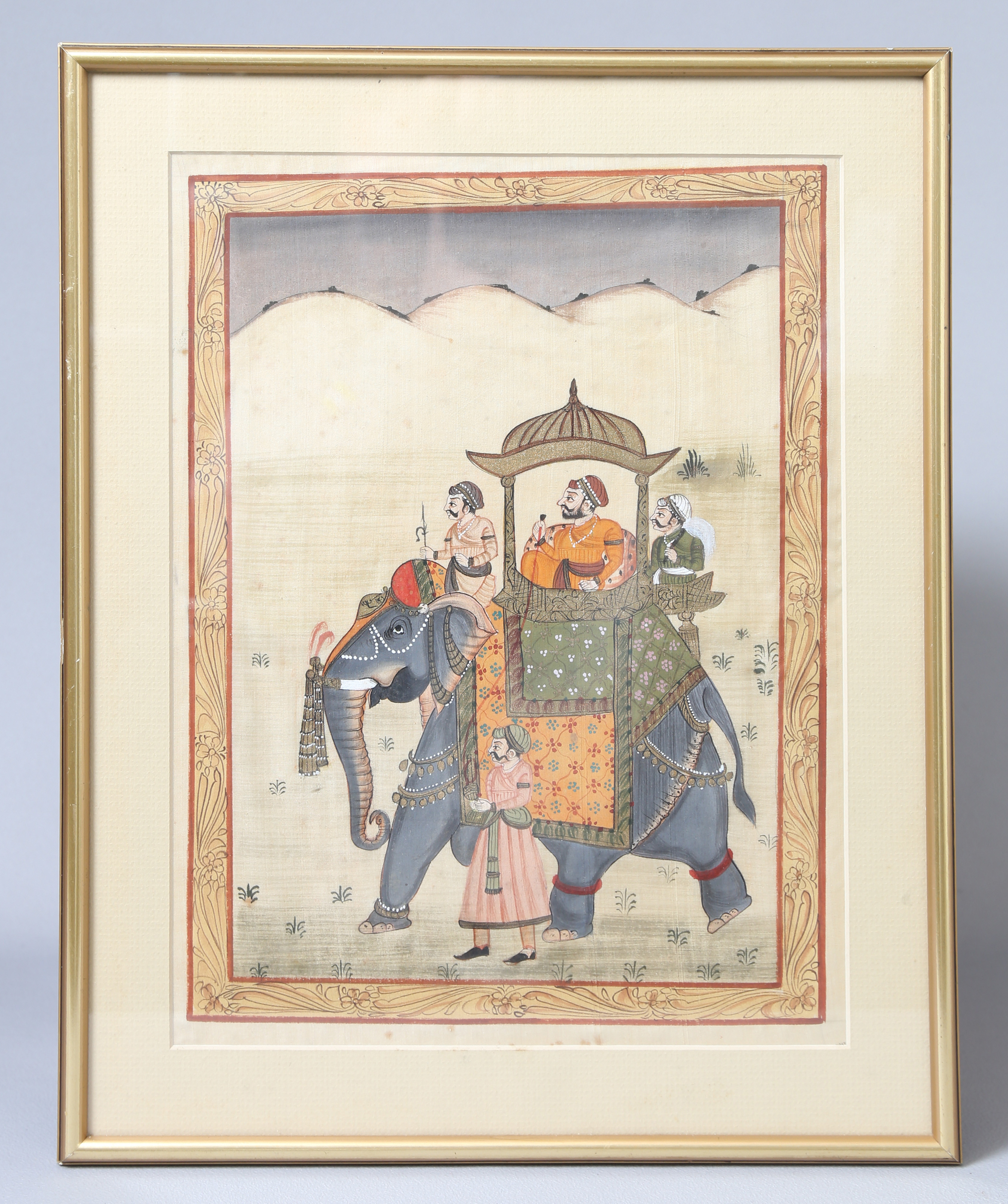 Images for 4109719. INDIAN SCHOOL 20TH CENTURY, ELEPHANT WITH HOWDAH ...
