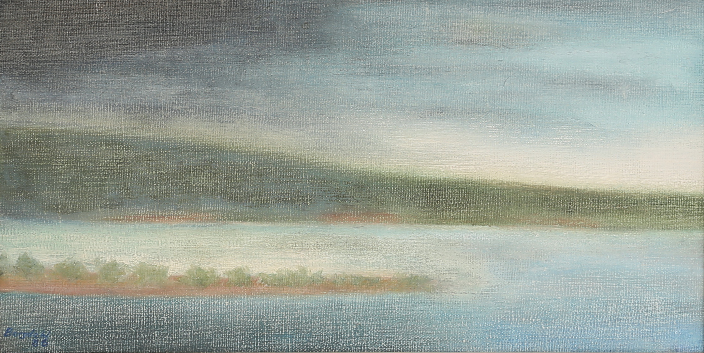 IVAN BERGDAHL. Olja på duk, signerad och daterad 86.