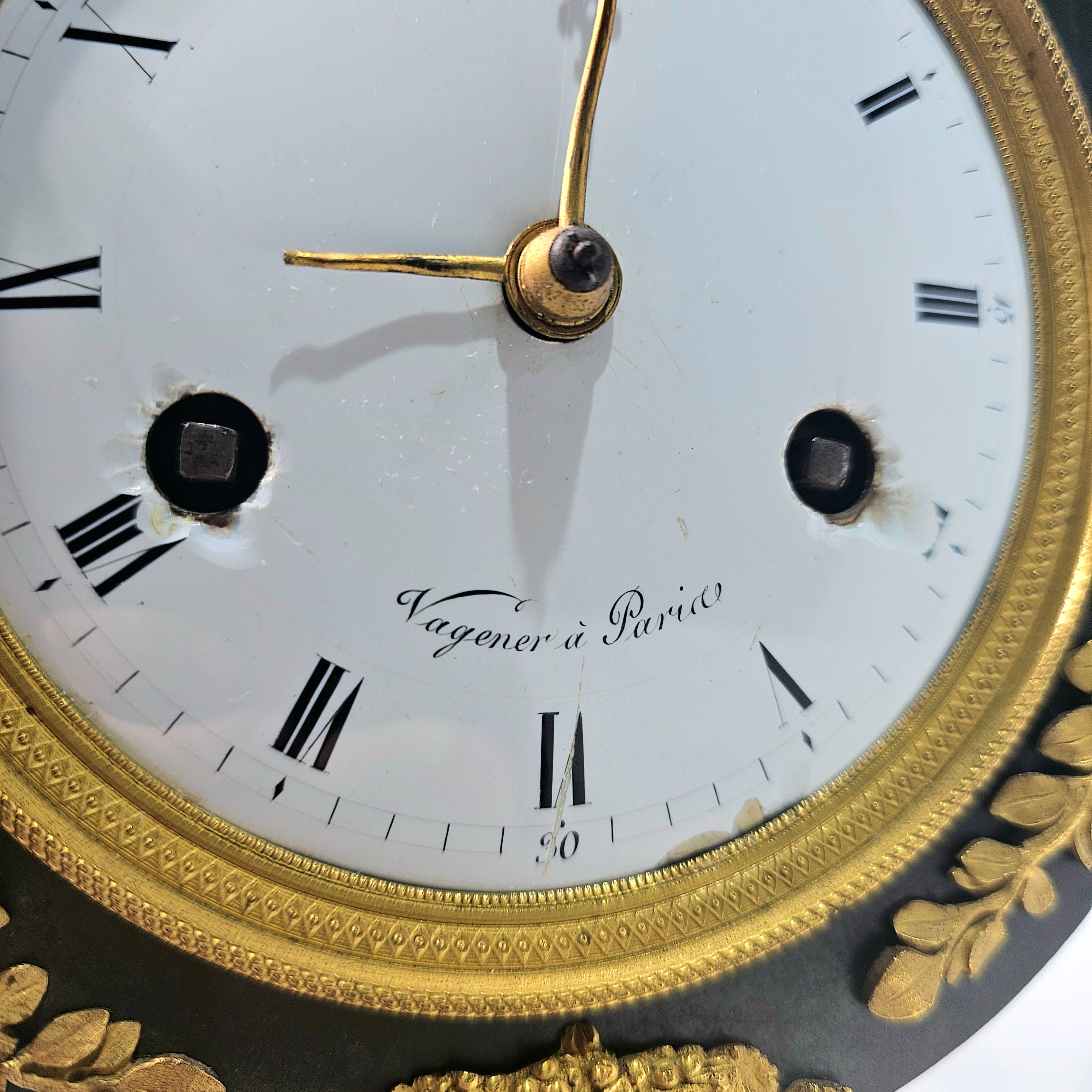 Images for 4255652. VAGENIER A PARIS. Empire-style mantel clock, urn ...