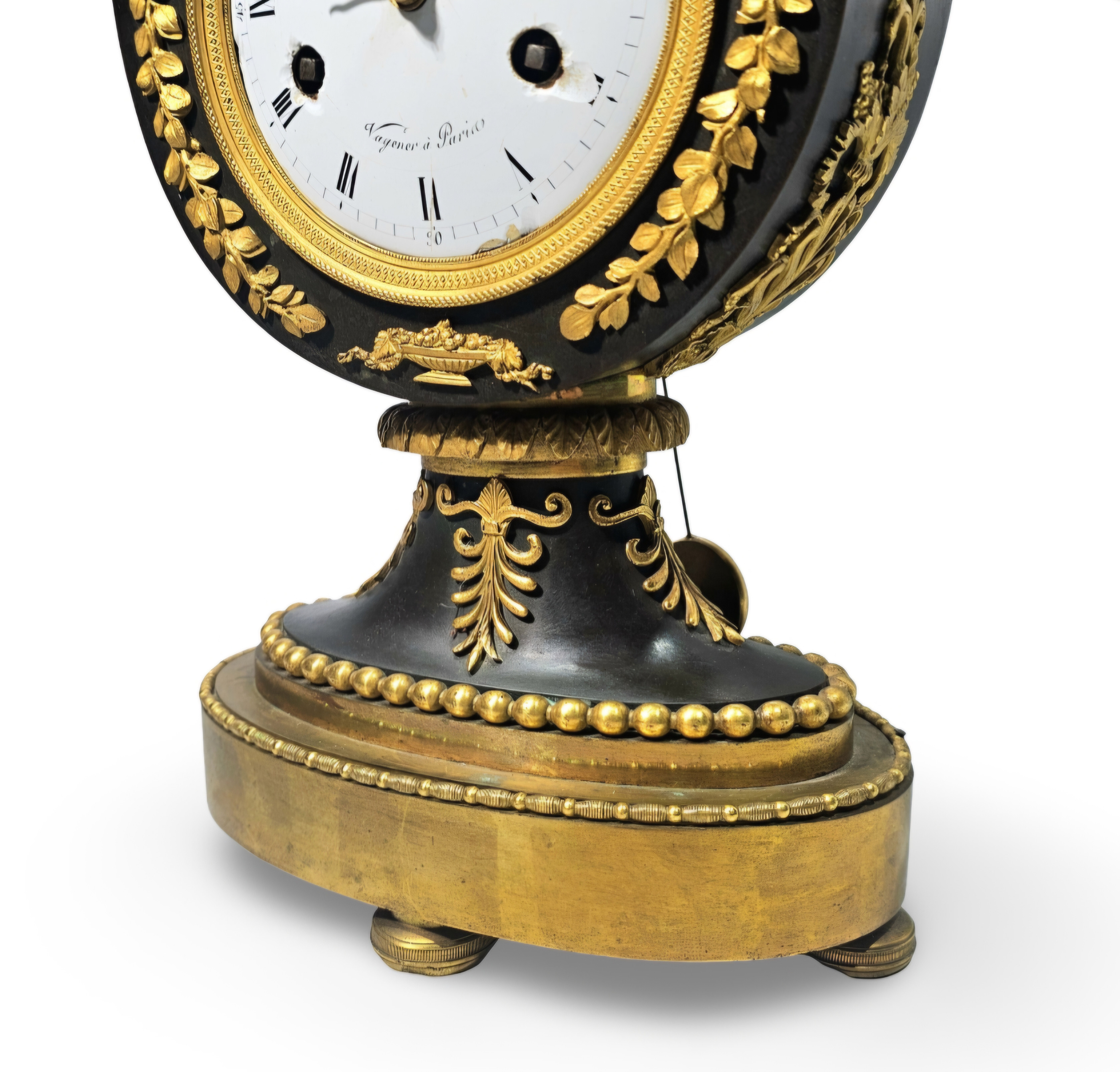 Images for 4255652. VAGENIER A PARIS. Empire-style mantel clock, urn ...