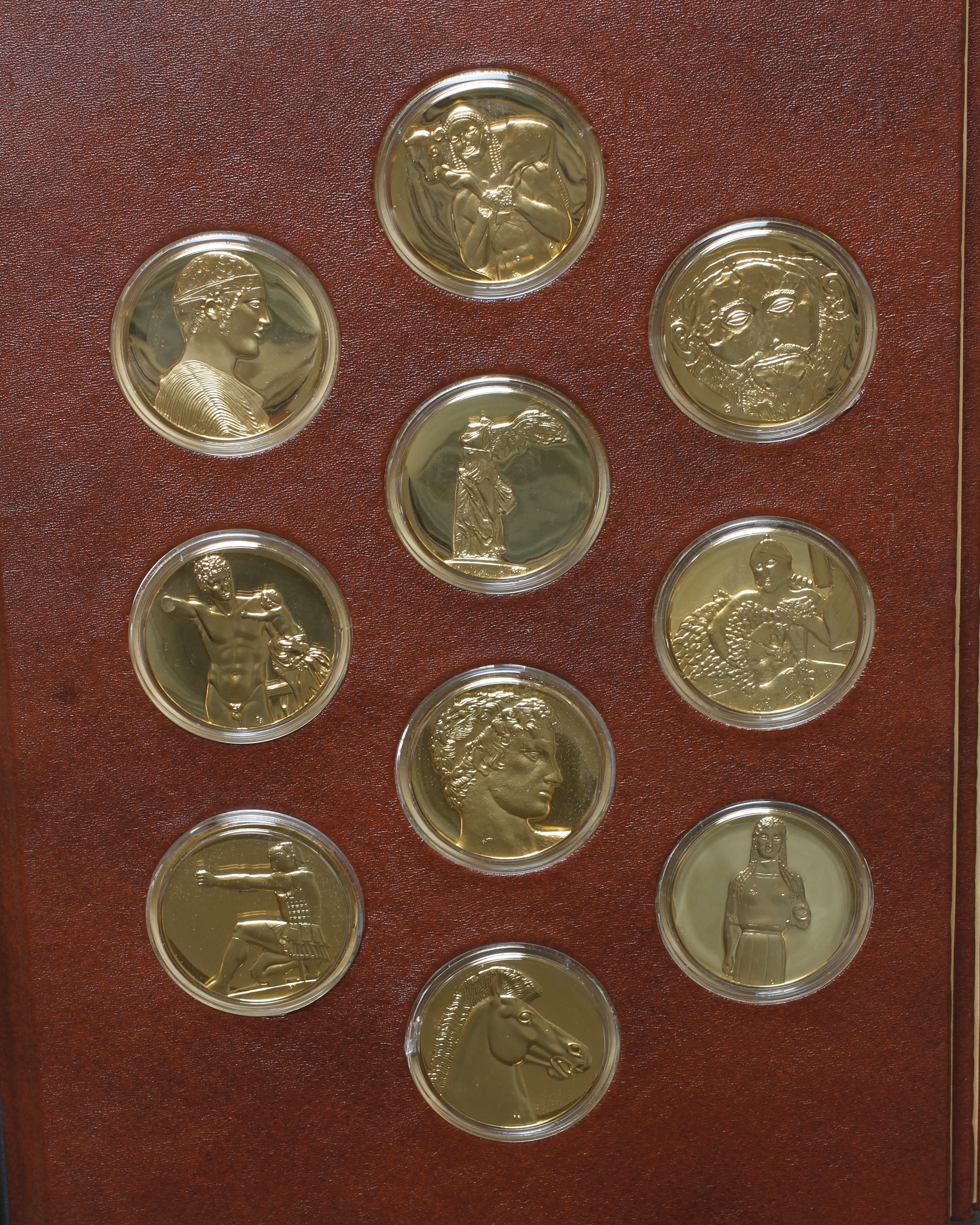 Images for 430331. ALBUM WITH COINS, 24k Gilt Bronze, The Art