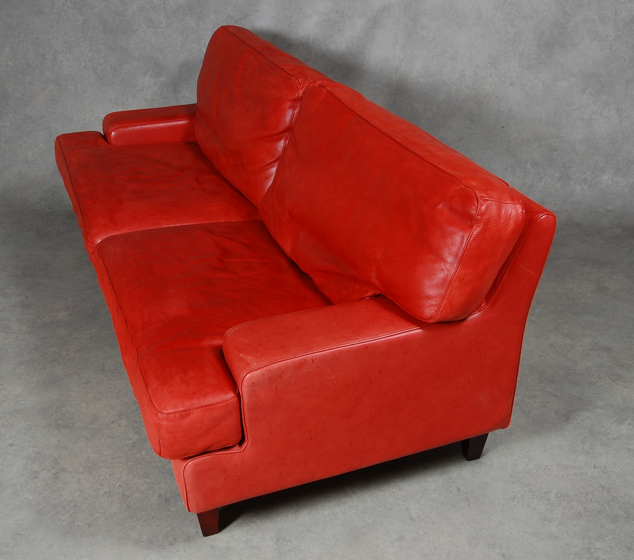 Images for 431367. SOFA, leather with down padding.