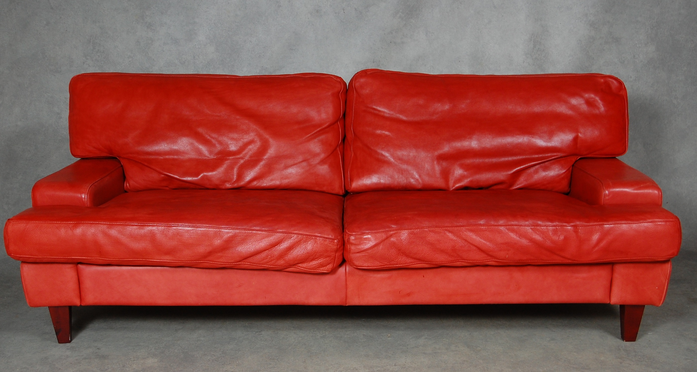 Images for 431367. SOFA, leather with down padding.