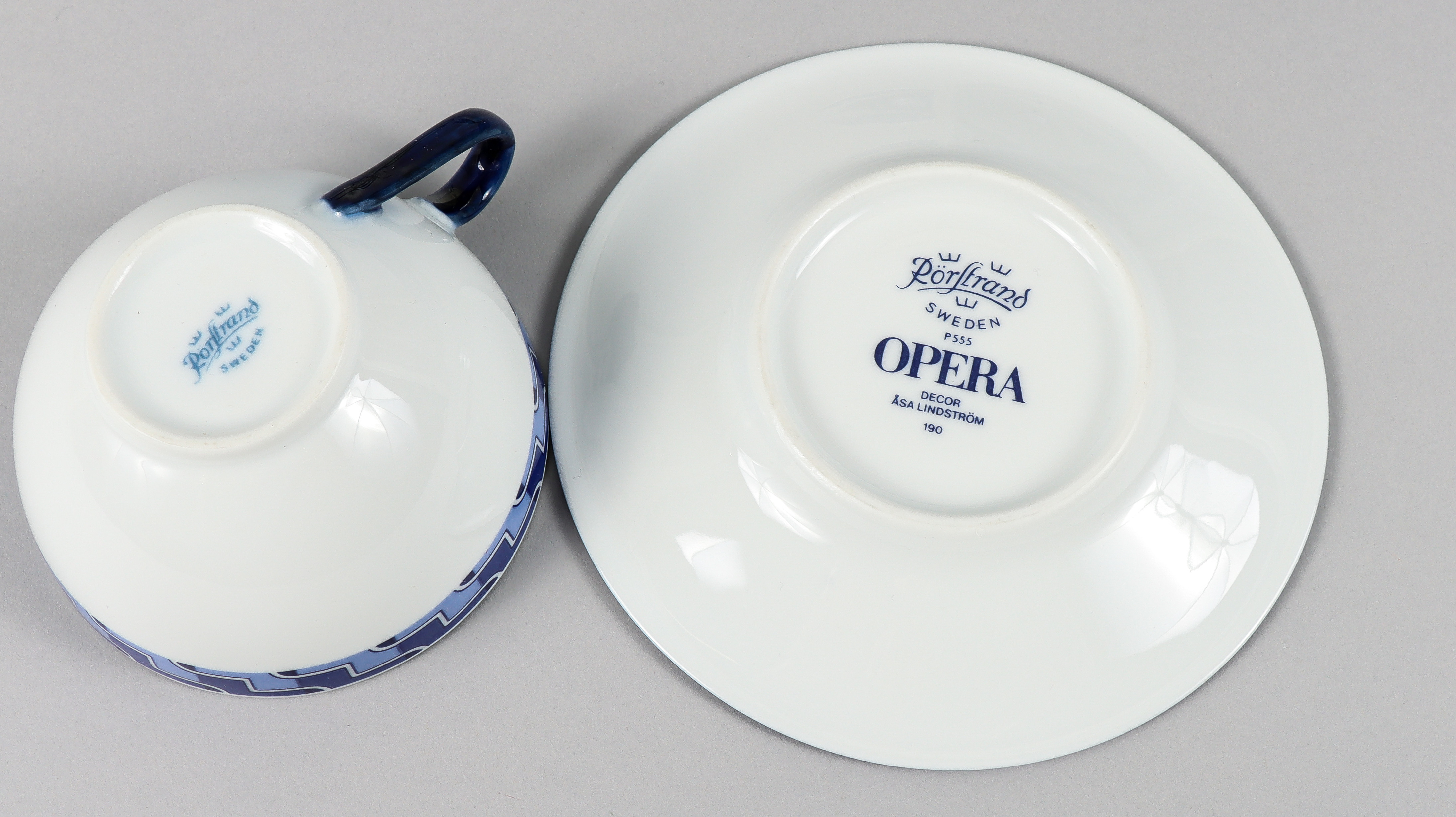 Images for 4341462. COFFEE CUPS 6 pieces with saucer, Rörstrand Opera ...