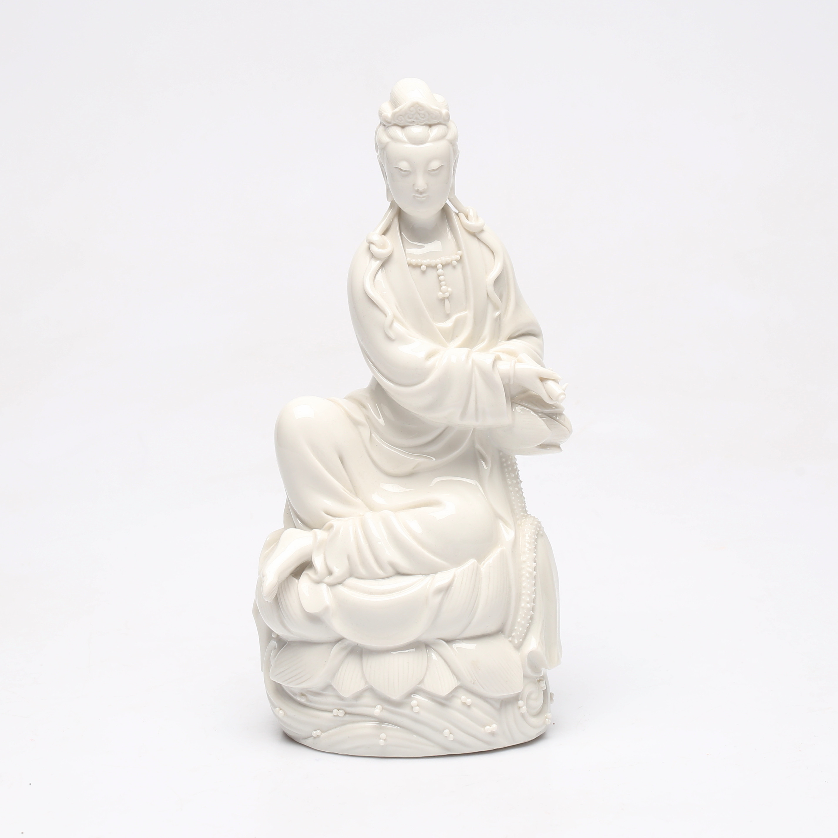 SKULPTUR, porslin, Blanc de Chine, Kina, 1900-tal.