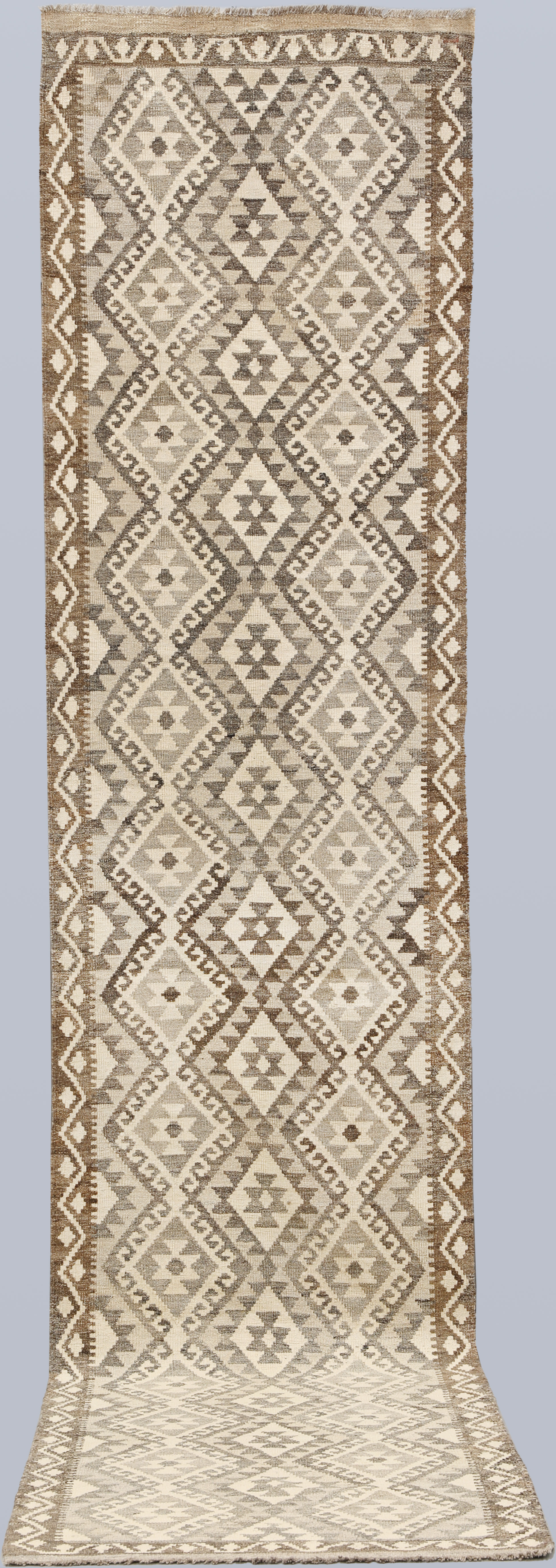 MATTA, Kelim, Naturfärgad, galleri modell, 395*88 cm.