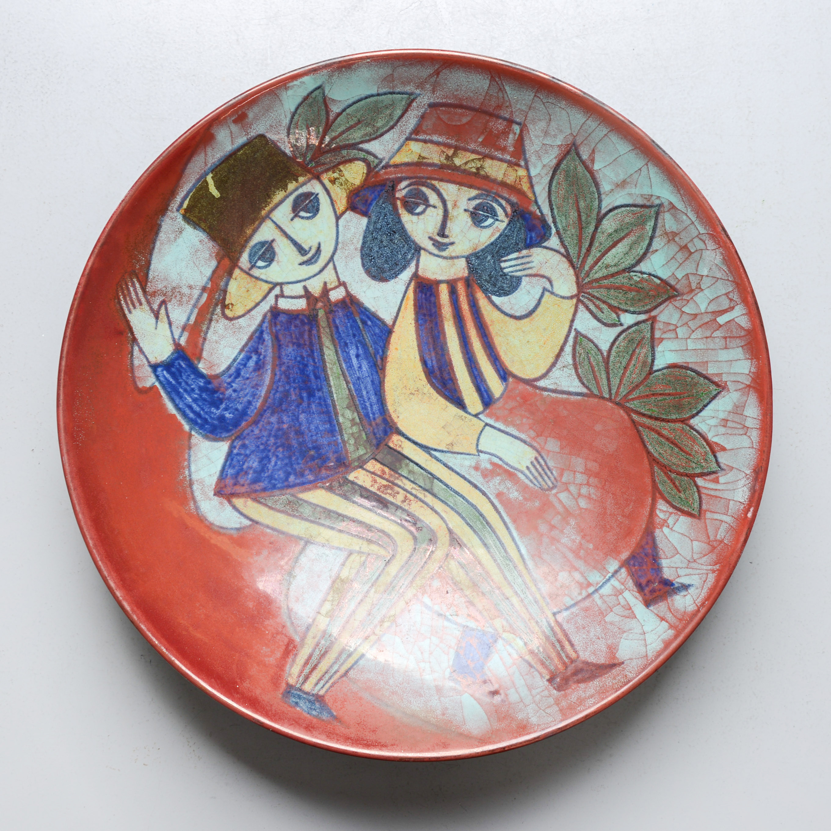 MARIANNE STARCK. Skål, signerad, Bornholm, Danmark, 1900-talets andra del.