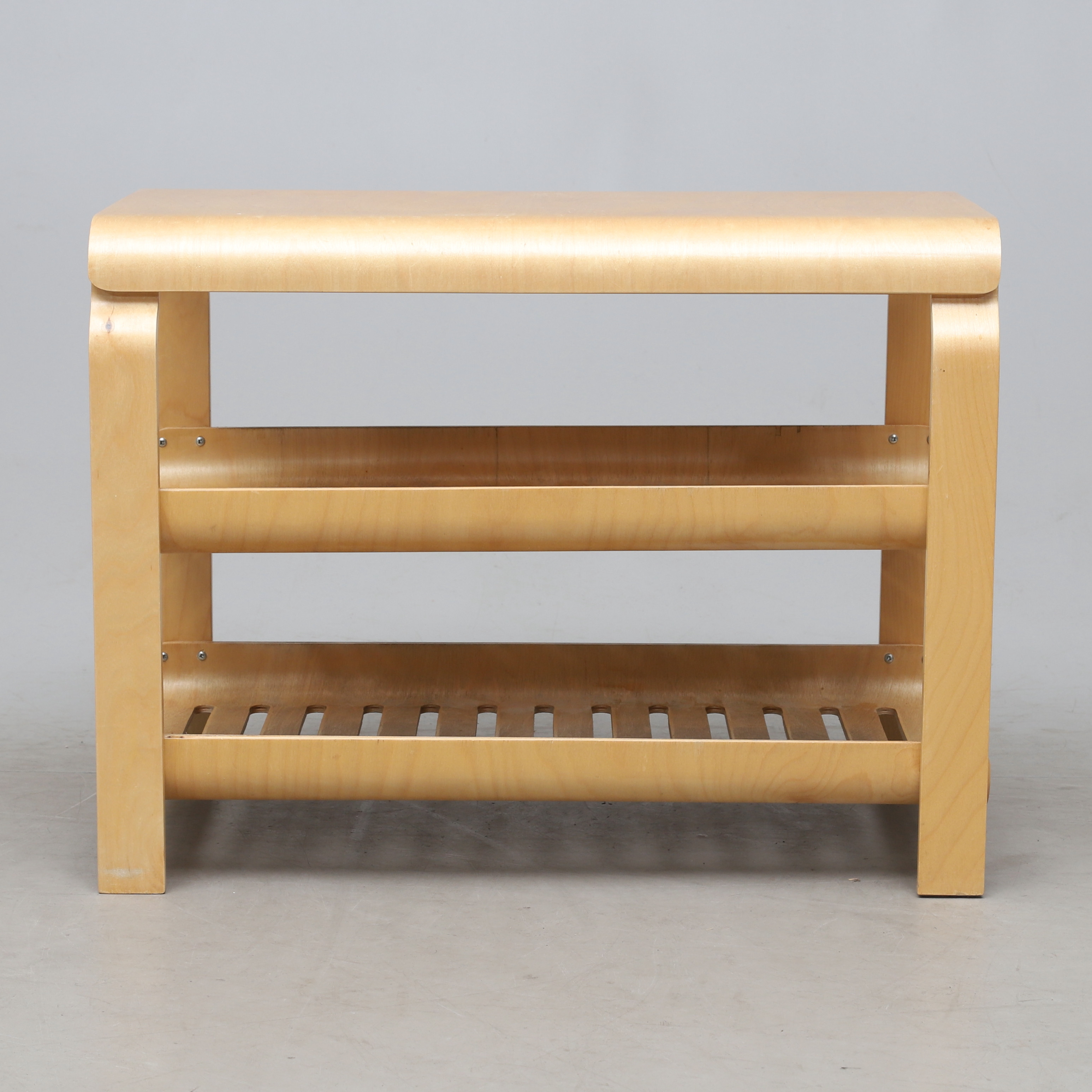 Images for 4479967. RICHARD CLACK. A birch “Kantra” bench/shoe shelf ...