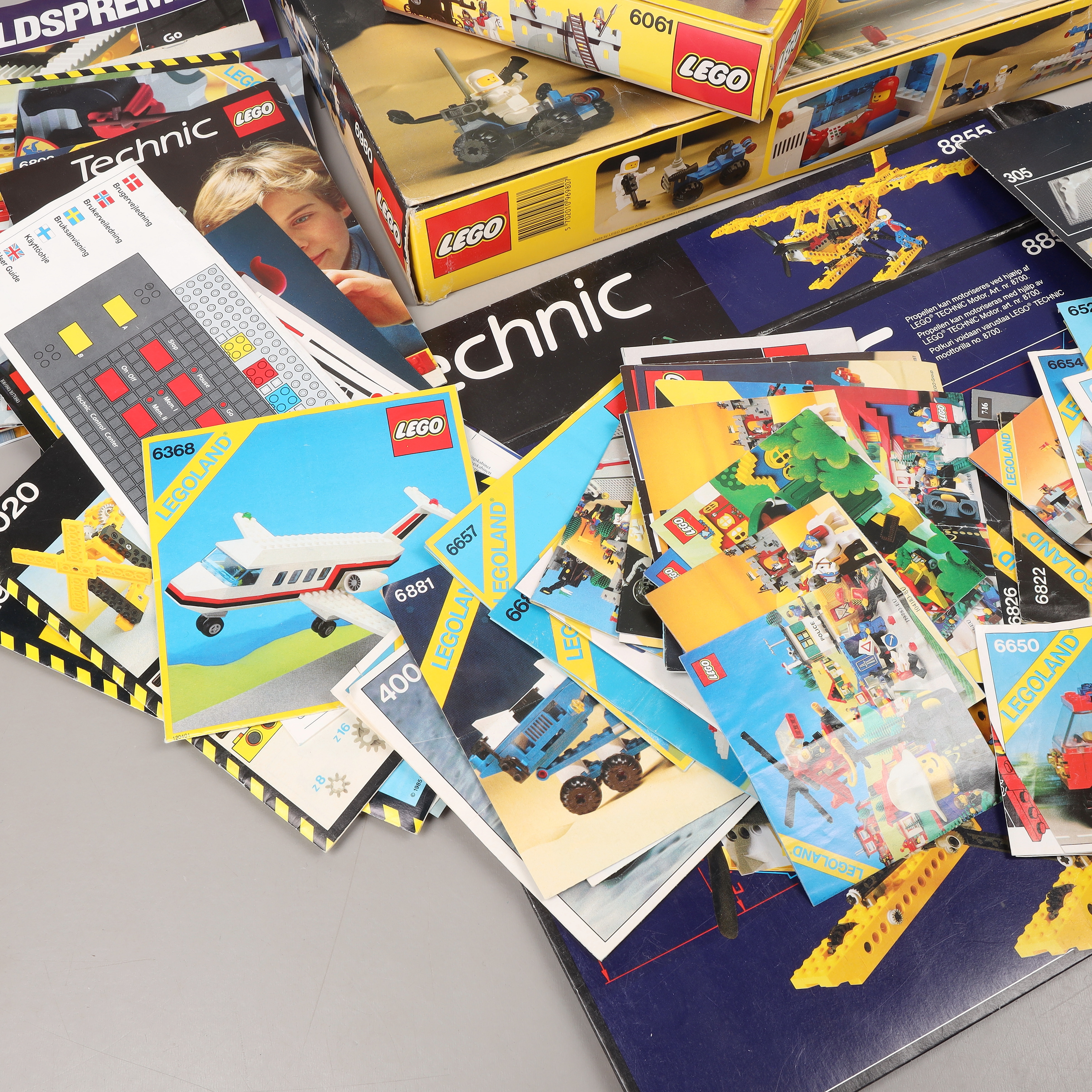 Images for 4487230. LEGO, cartons and building descriptions, 1980s/90s ...