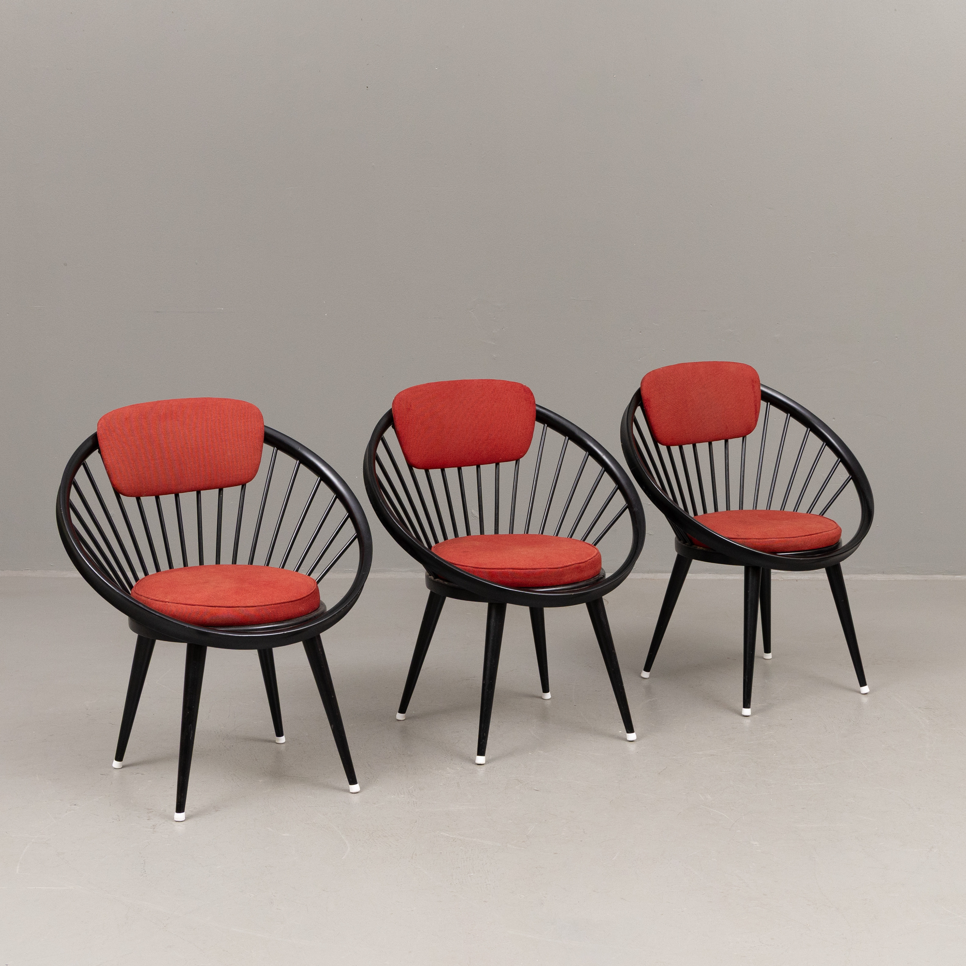 FÅTÖLJER, 3 stycken Circle, Gessef, Italien.