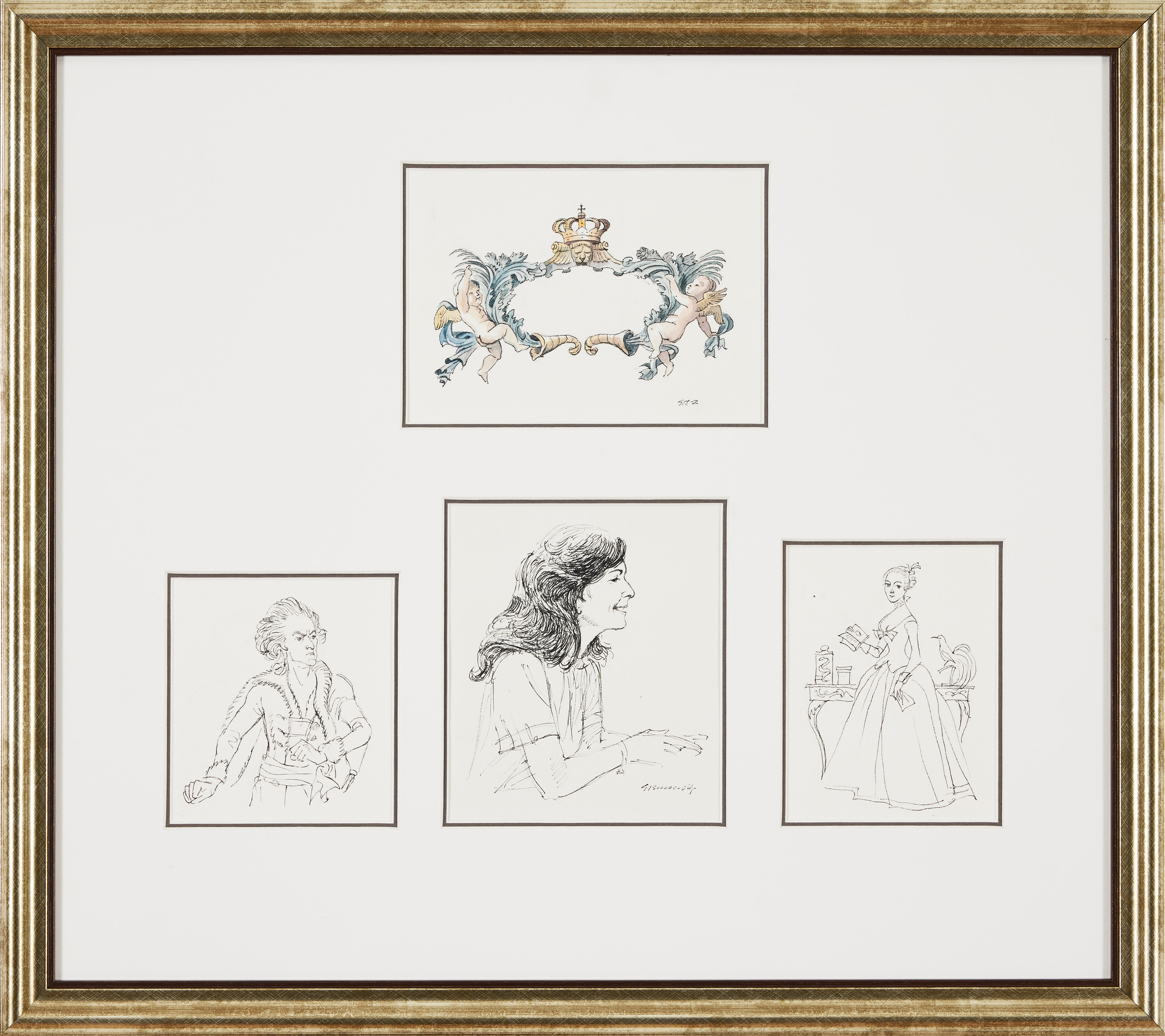 GUNNAR BRUSEWITZ. Ur "Drottningholm - slottet vid vattnet".