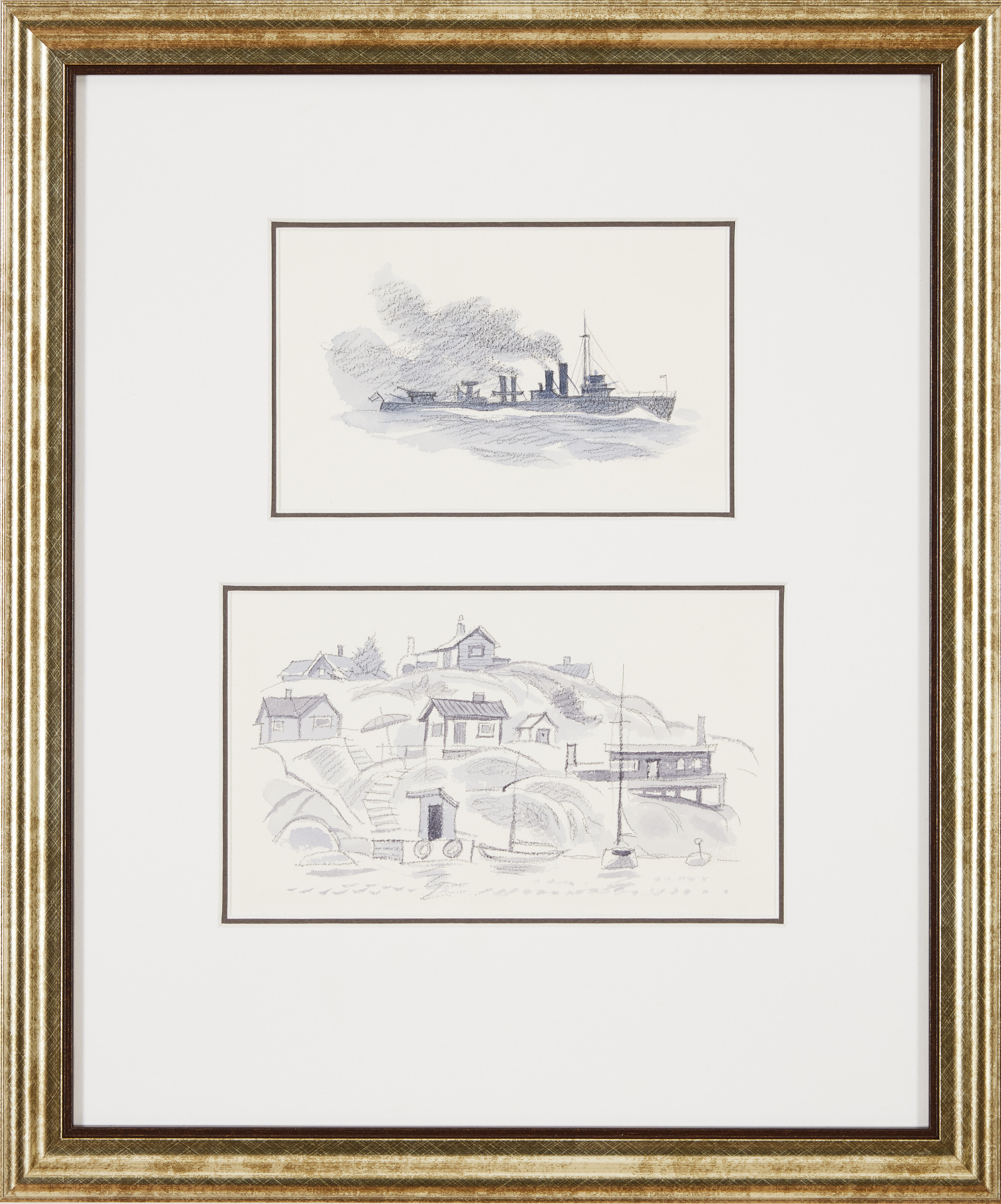 GUNNAR BRUSEWITZ. Ur "Min barndoms skärgård".