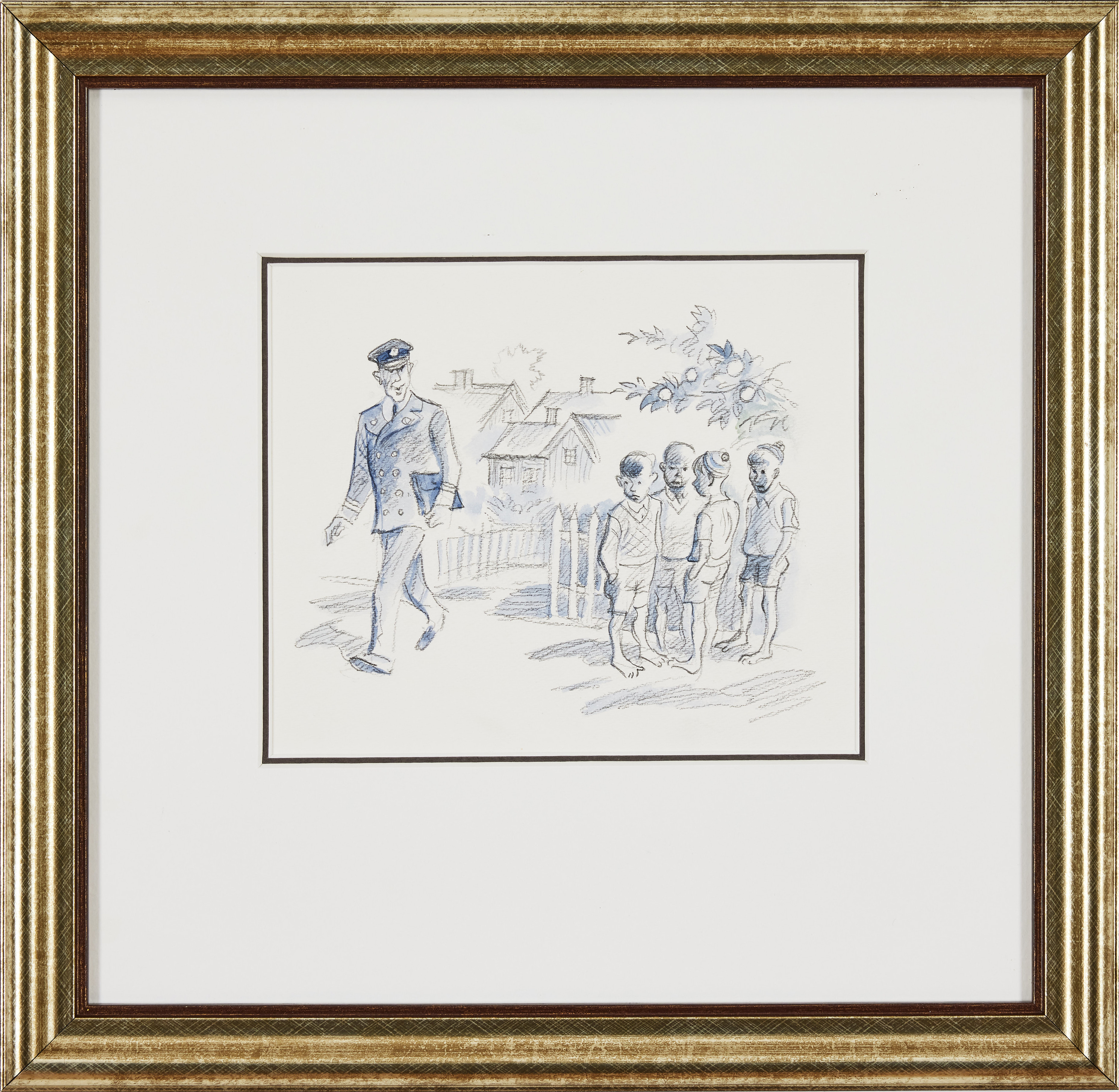 GUNNAR BRUSEWITZ. "Skolan börjar - en hållpunkt i minnenas värld" ur “Min barndoms skärgård”.