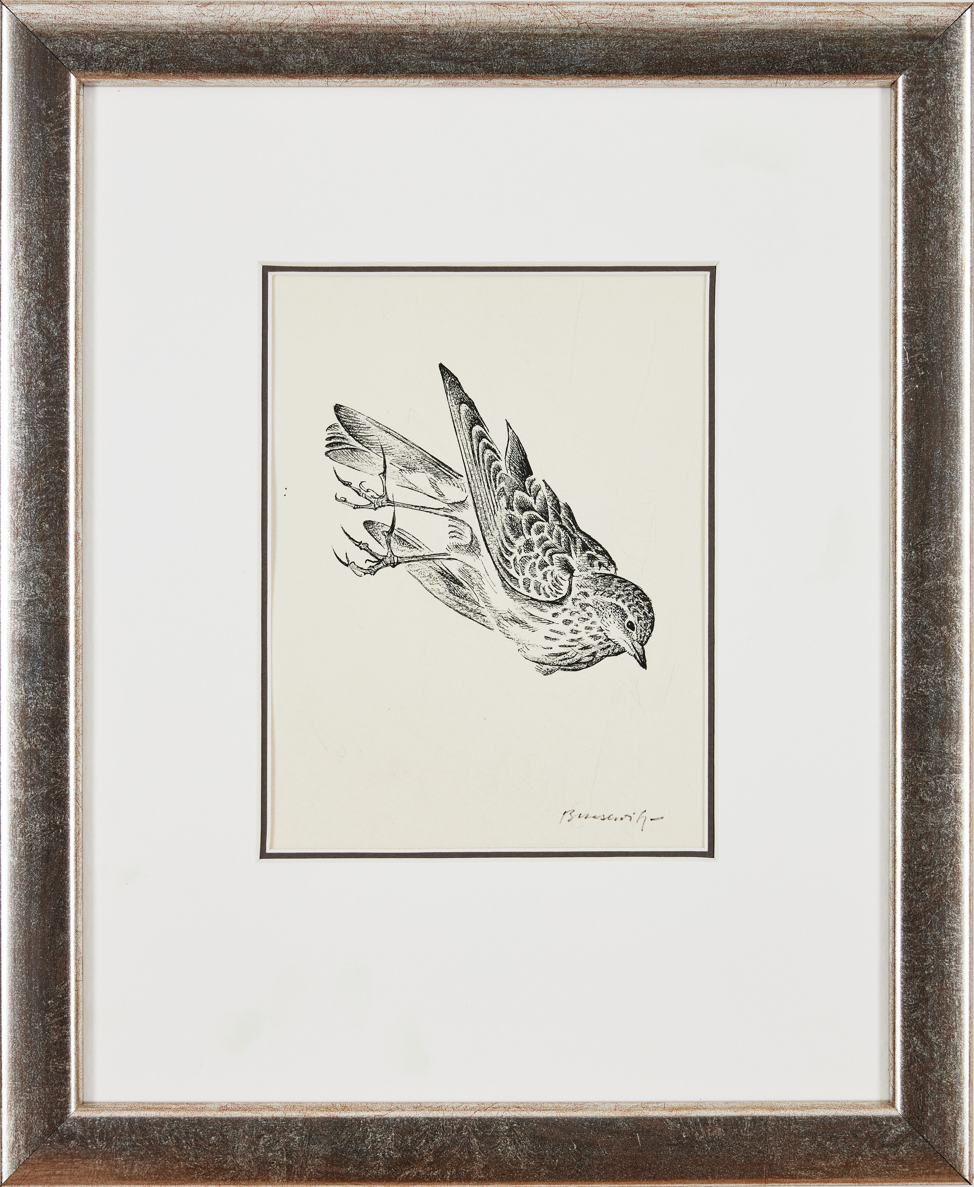 GUNNAR BRUSEWITZ. "Den första lärkan" ur "Stockholm staden på landet".